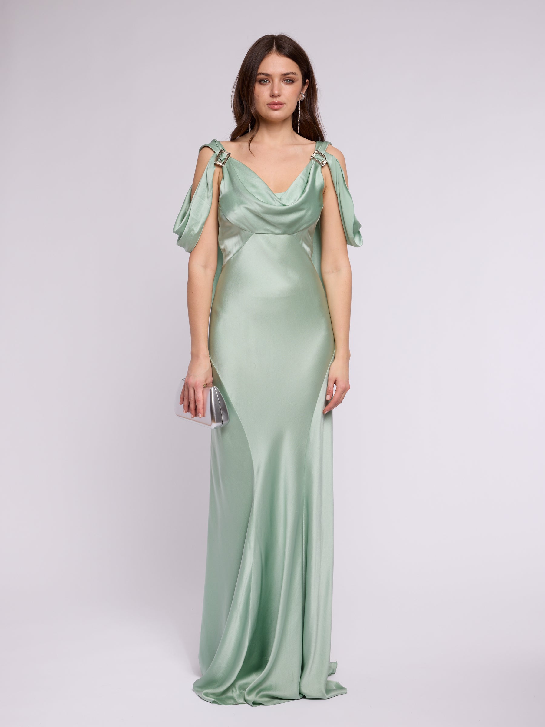 Alberta Ferretti 2020 Off-the-Shoulder Dress