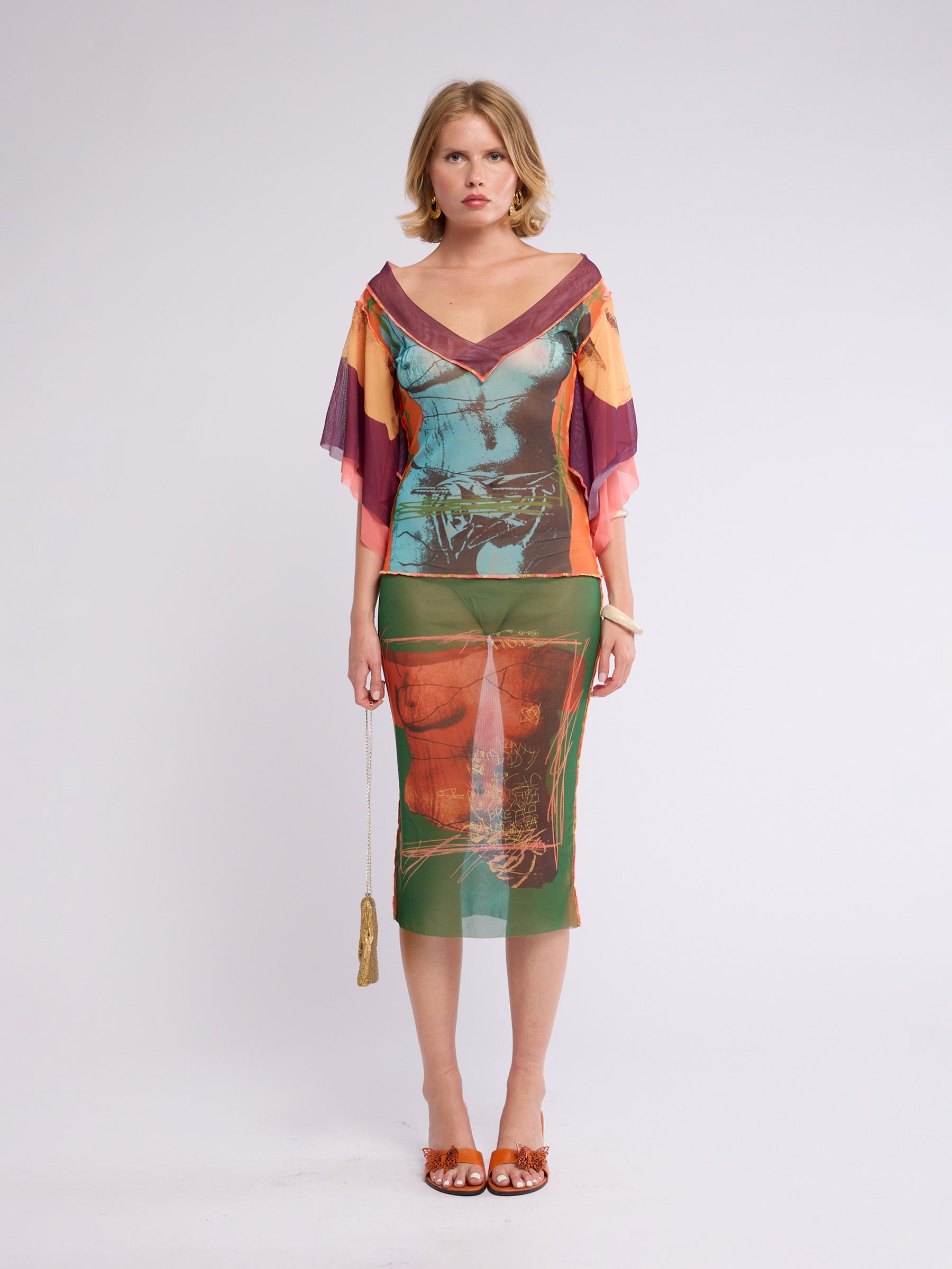 Jean Paul Gaultier SS 1999 Venus de Milo Kimono Dress
