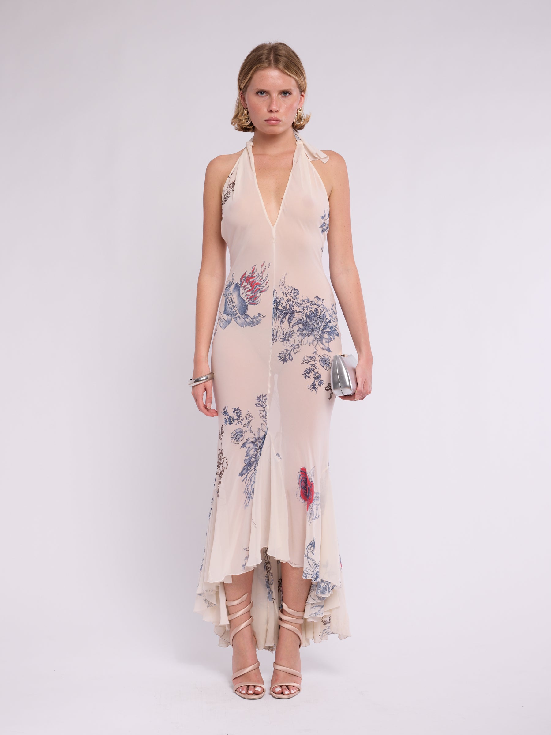 Roberto Cavalli SS 2003 Tattoo Sheer Dress