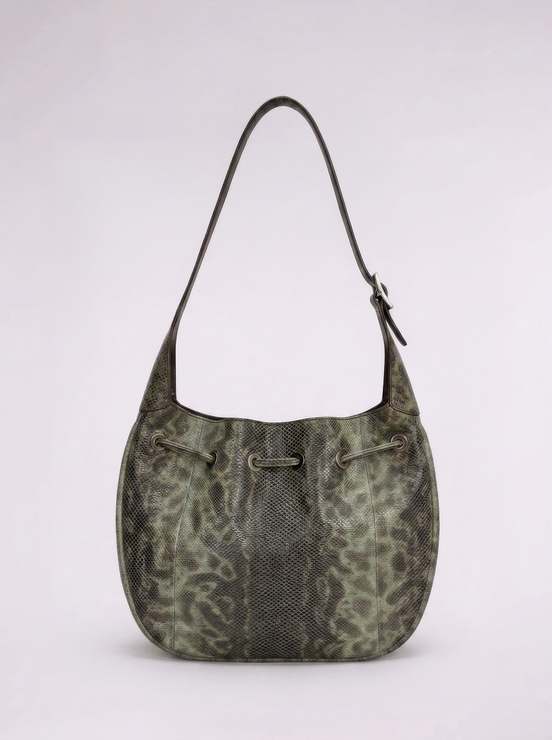 Gucci 2000s Snakeskin Shoulder Bag