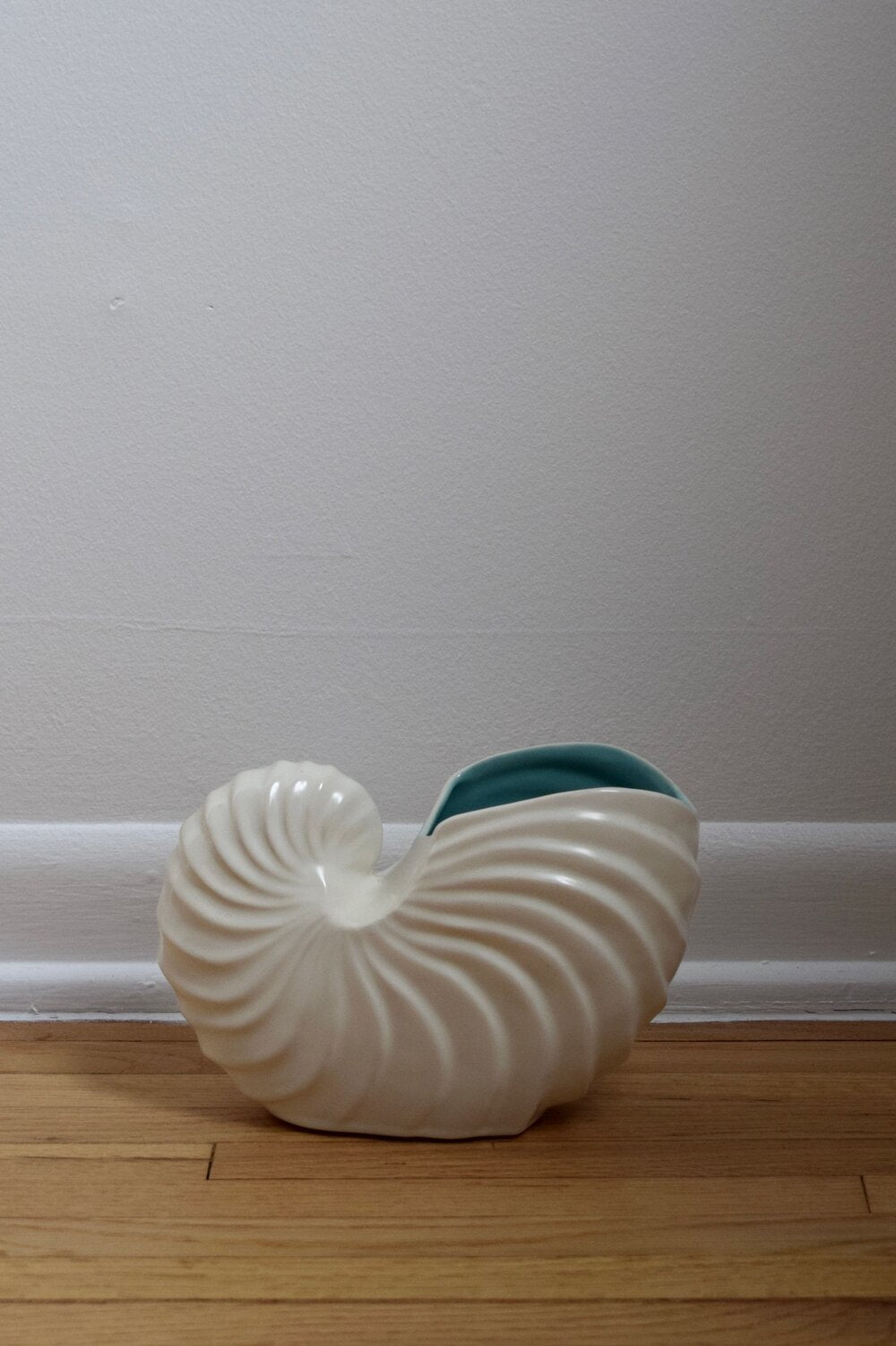 Vintage Nautilus Shell Vase