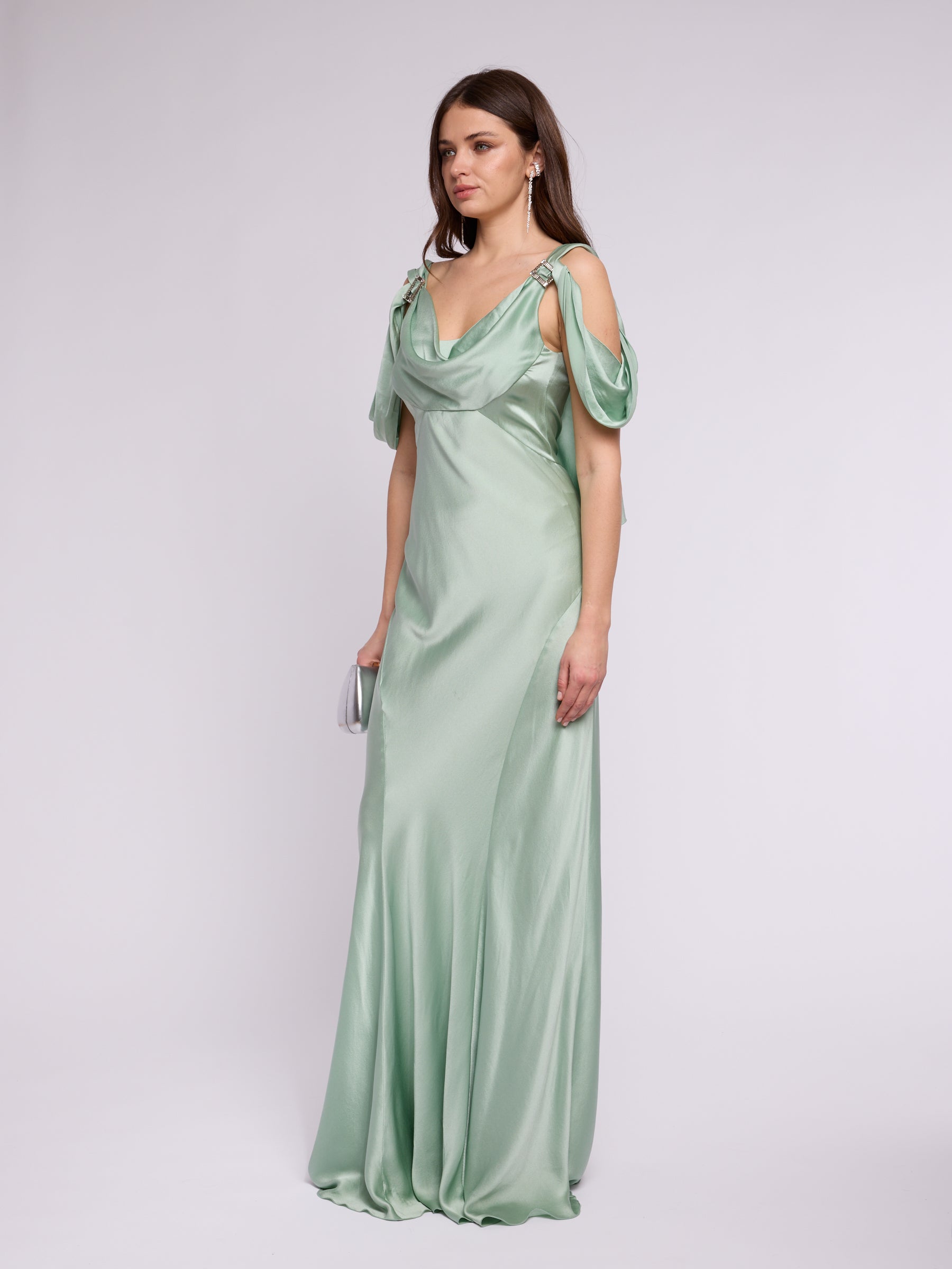 Alberta Ferretti 2020 Off-the-Shoulder Dress