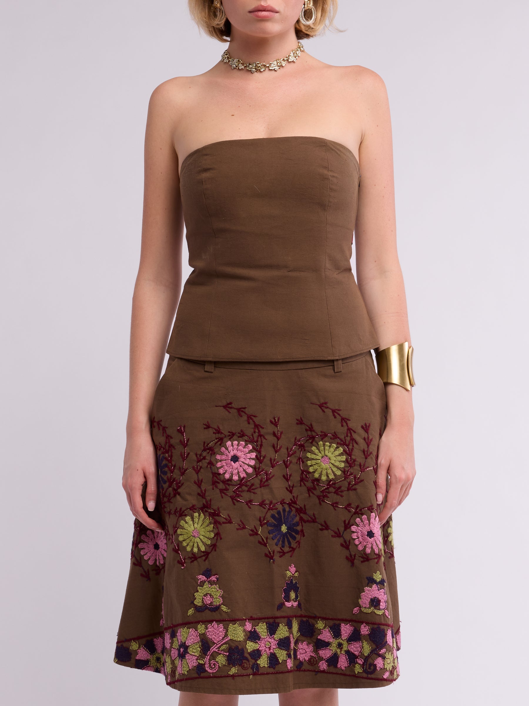 Amaya Arzuaga 2000s Embroidered Set
