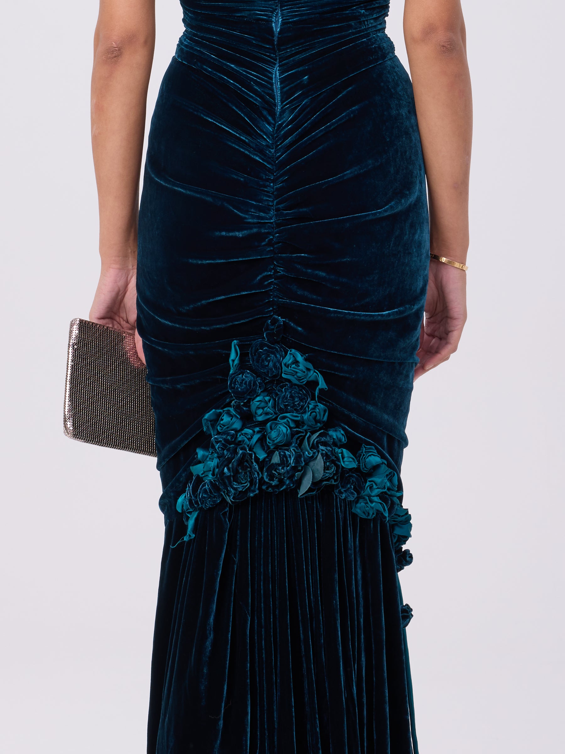 Betsey Johnson 1990s Velvet Gown