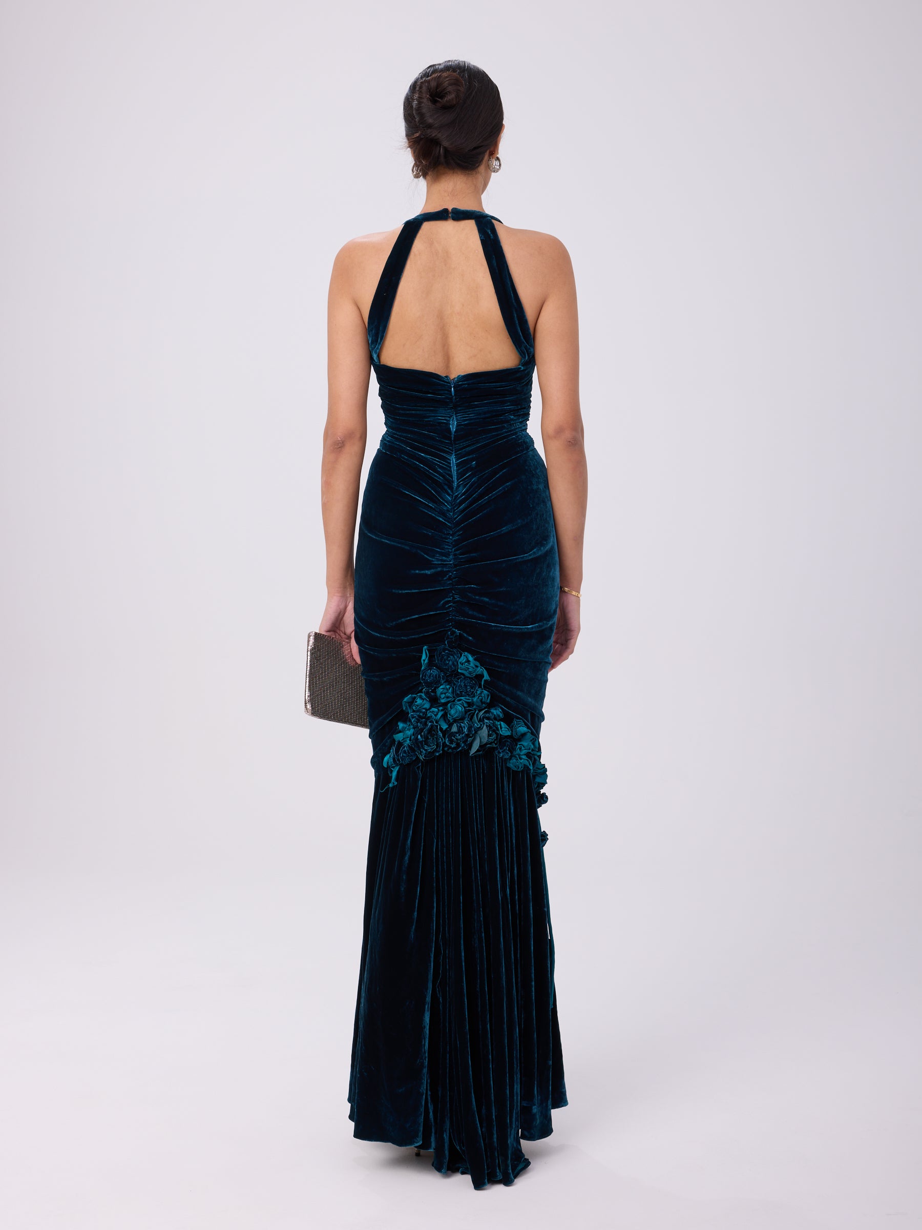 Betsey Johnson 1990s Velvet Gown