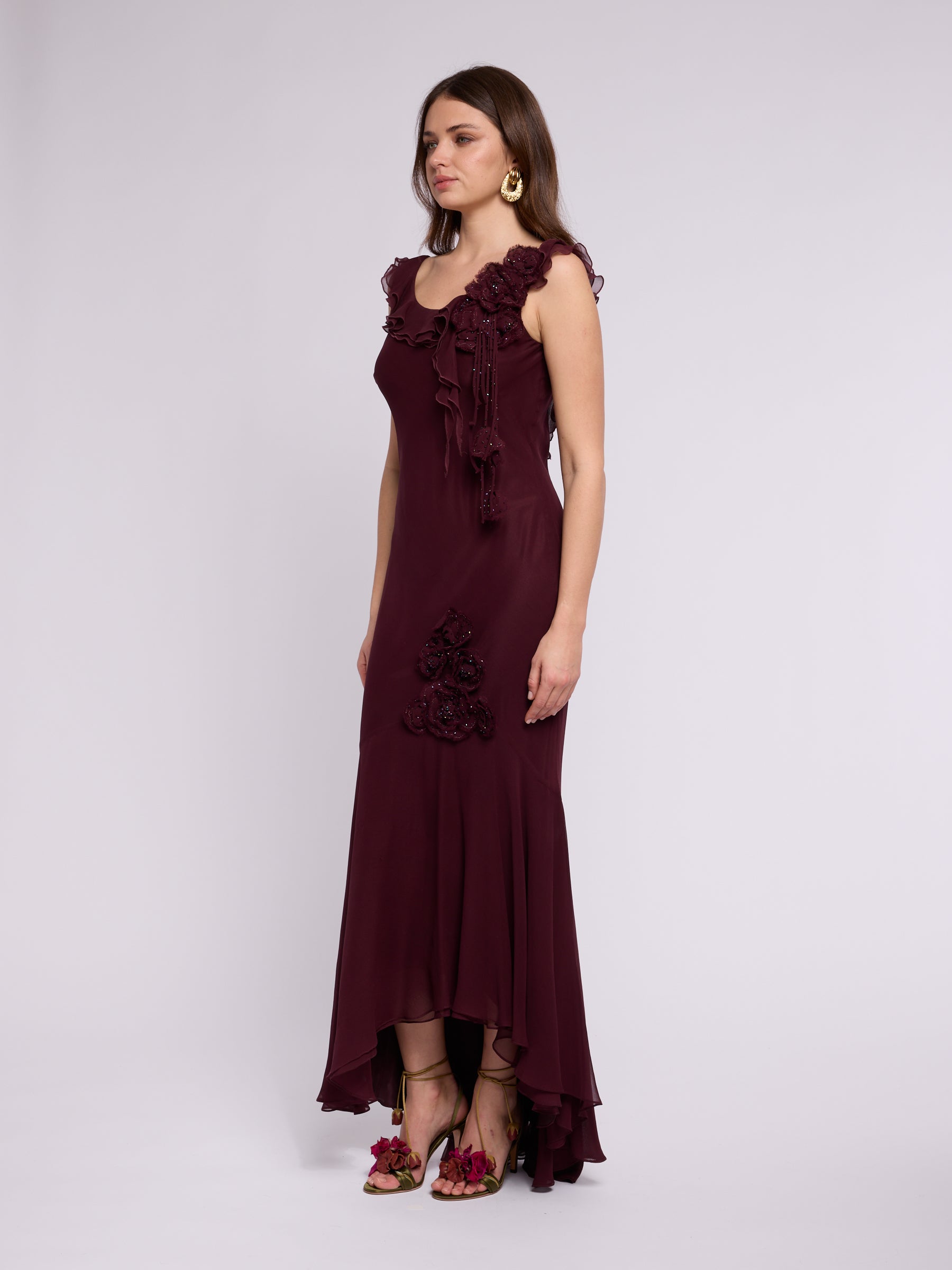 Blumarine 2000s Ruffle Dress