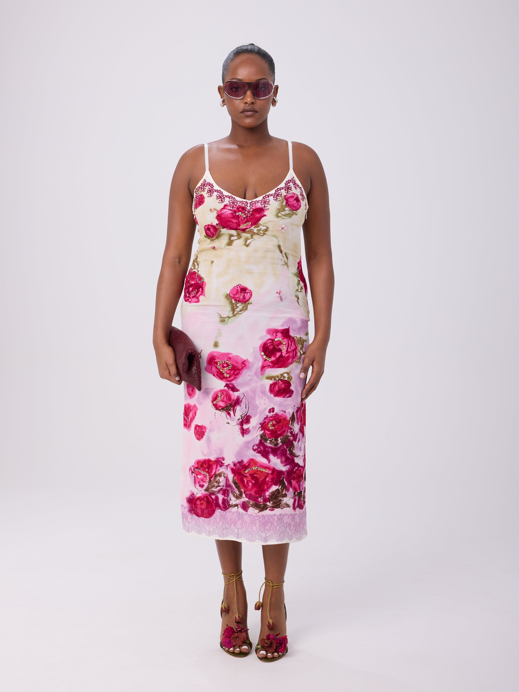 Blumarine SS 1997 Floral Dress