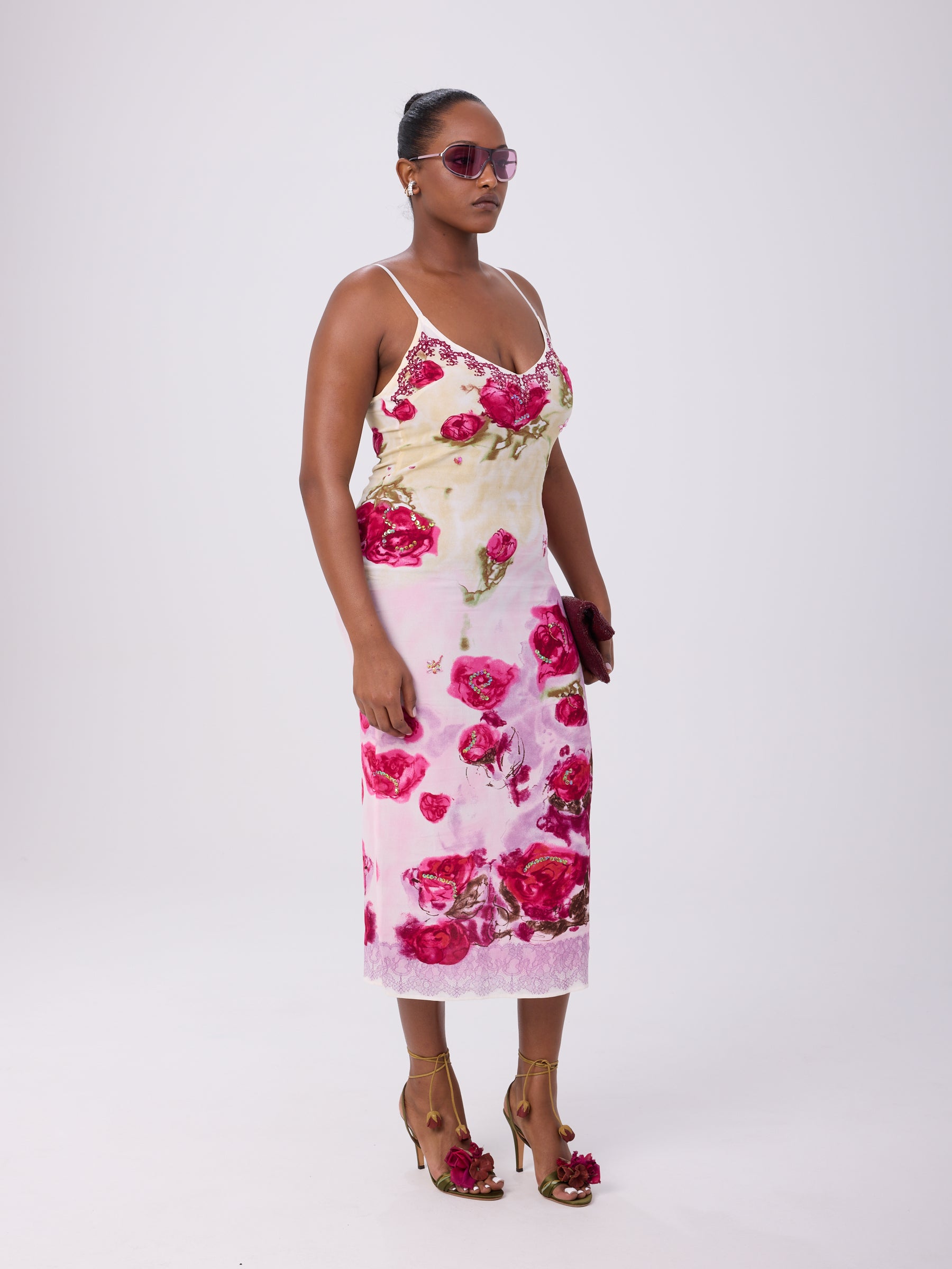 Blumarine SS 1997 Floral Dress