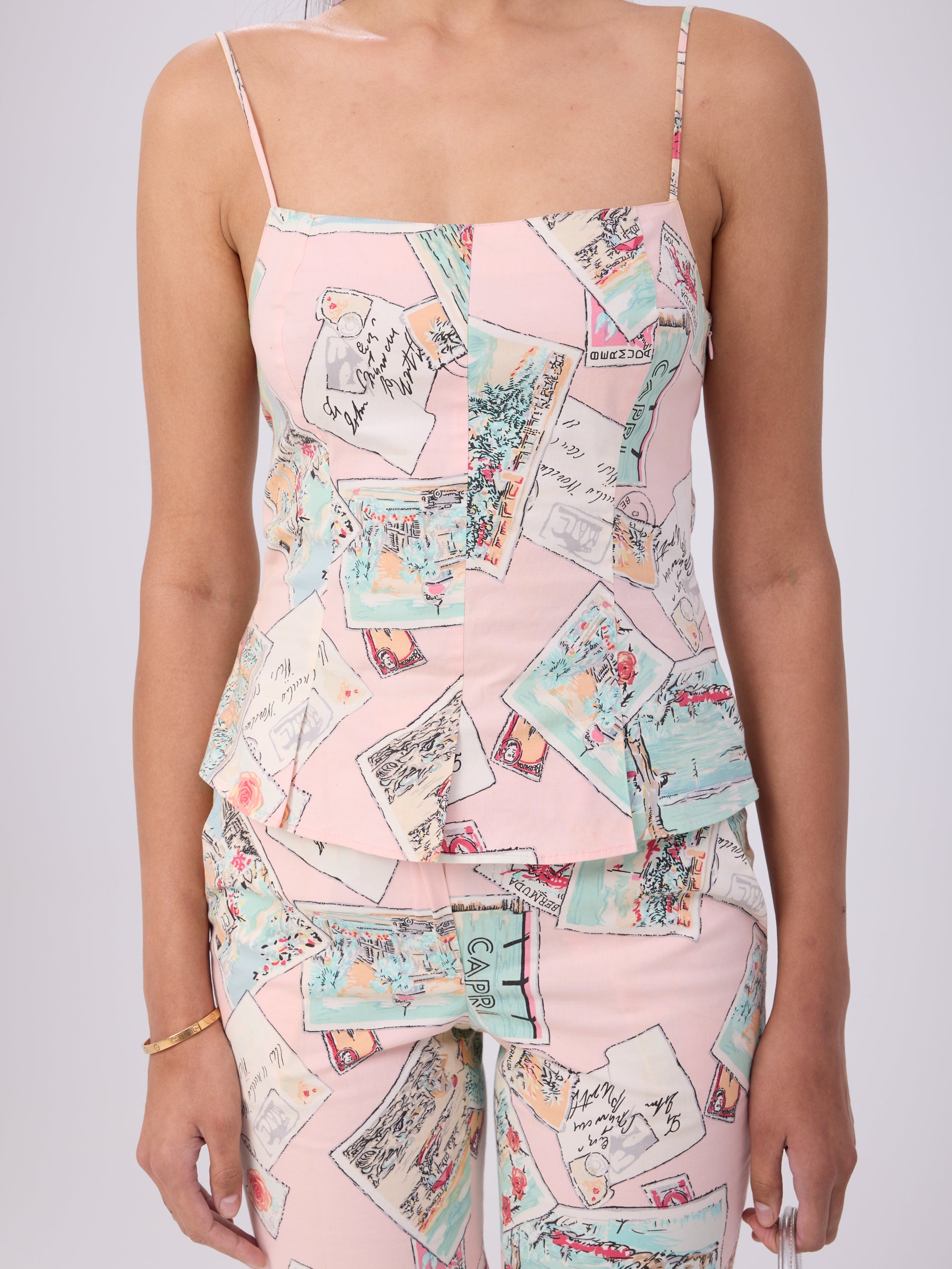 Blumarine SS 2004 Capri & Tank Set