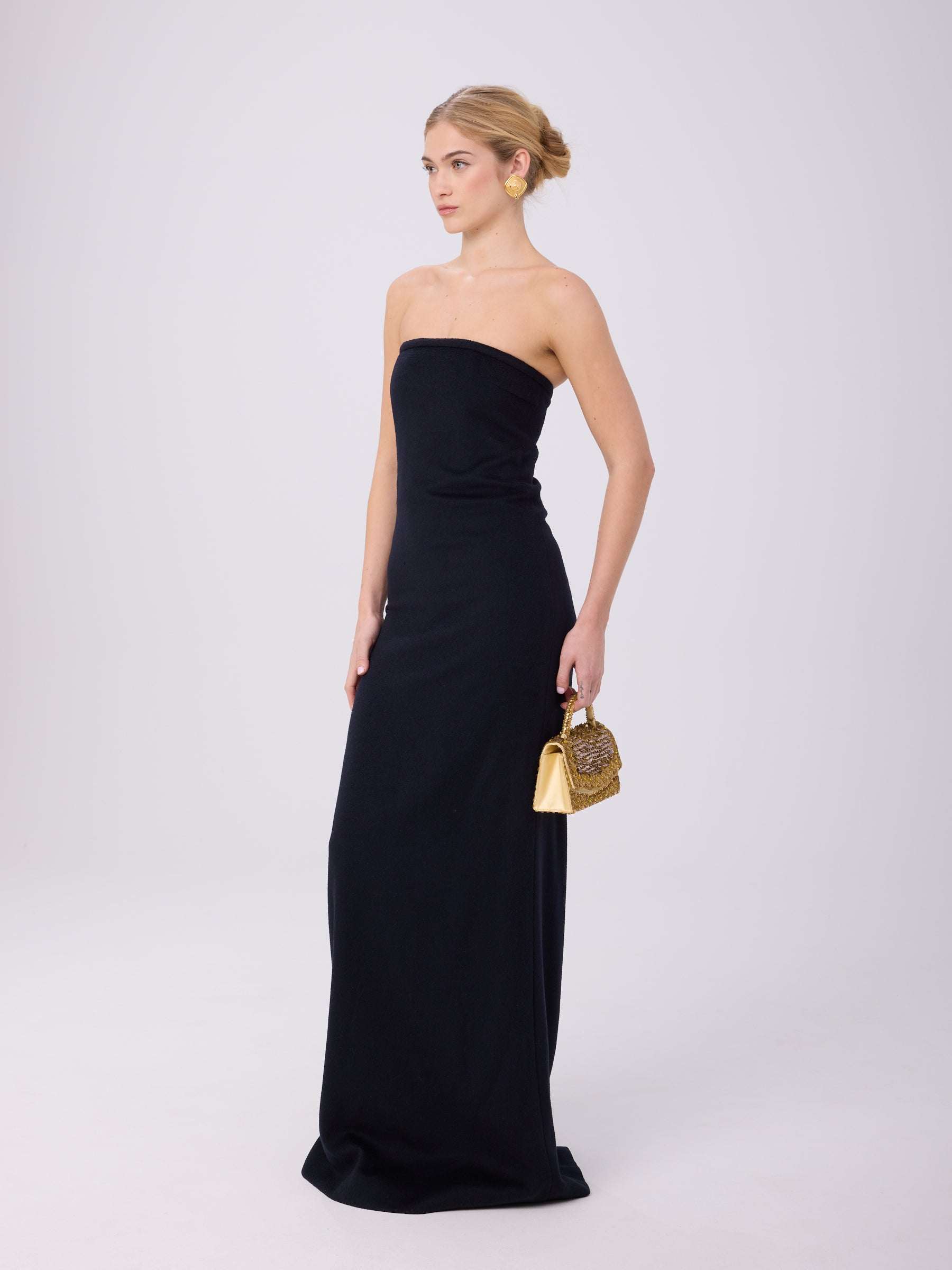 Brooks Brothers FW 2007 Button Back Wool Dress