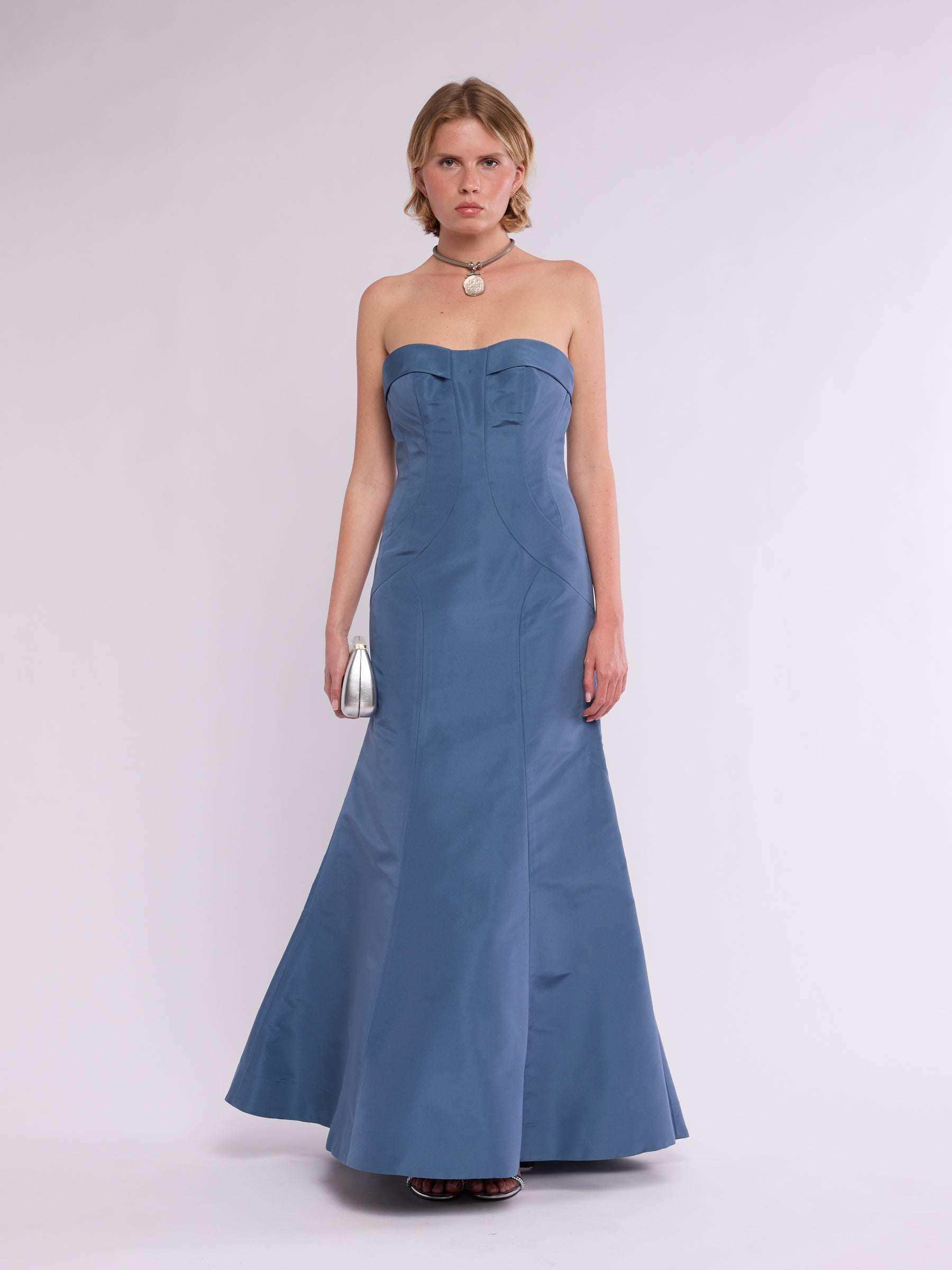 Carolina Herrera 1990s Custom Trumpet Dress