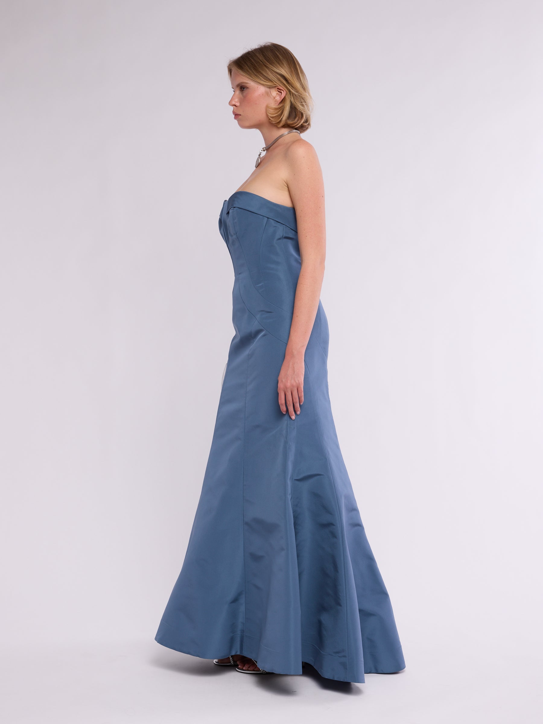 Carolina Herrera 1990s Custom Trumpet Dress