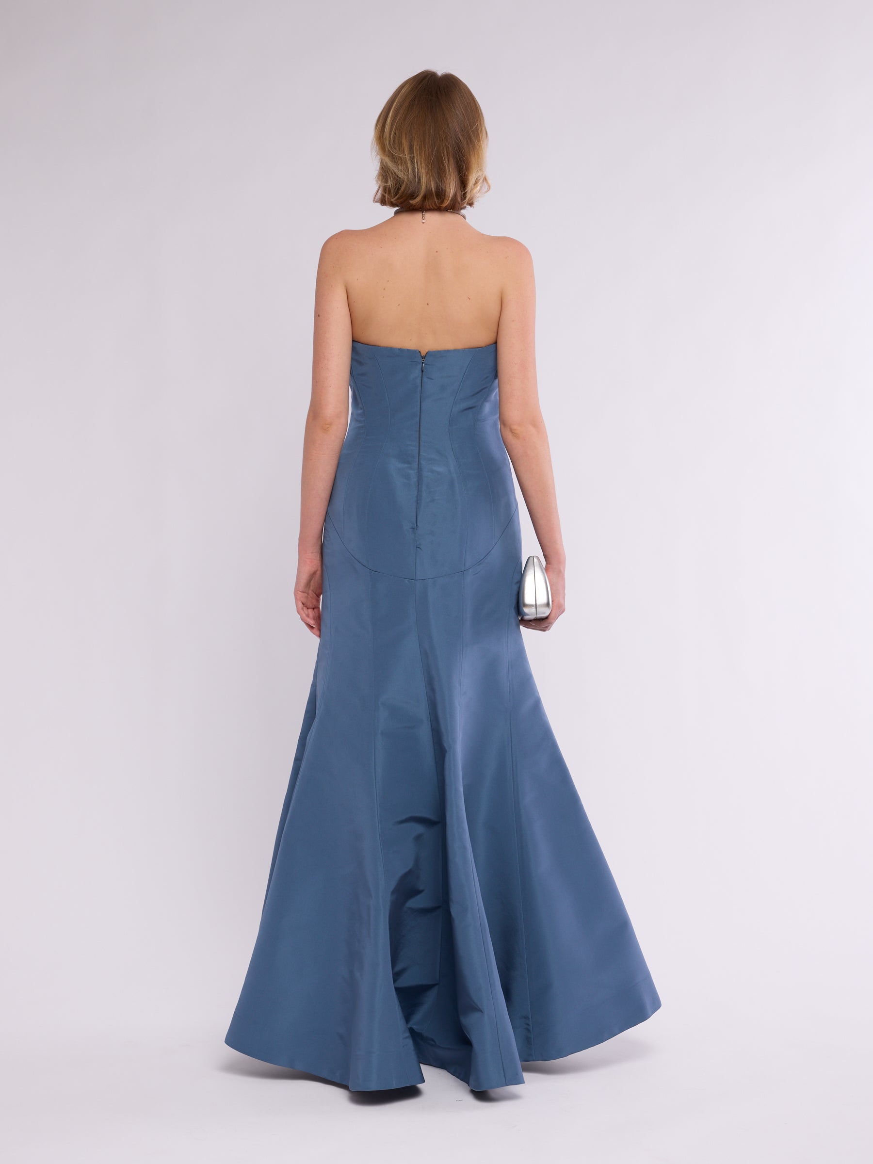 Carolina Herrera 1990s Custom Trumpet Dress