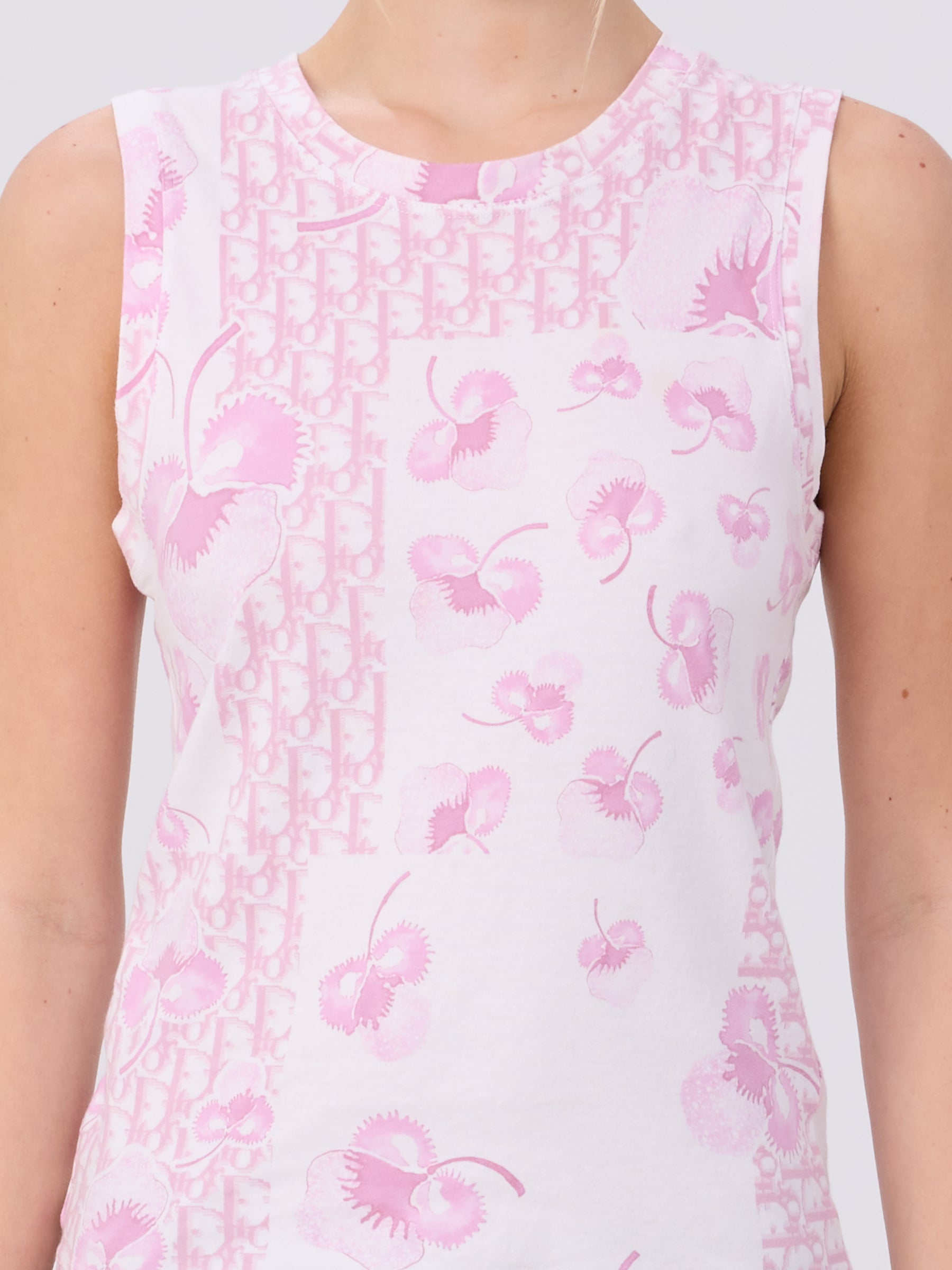 Christian Dior 2005 Logo Trotter Monogram Tank
