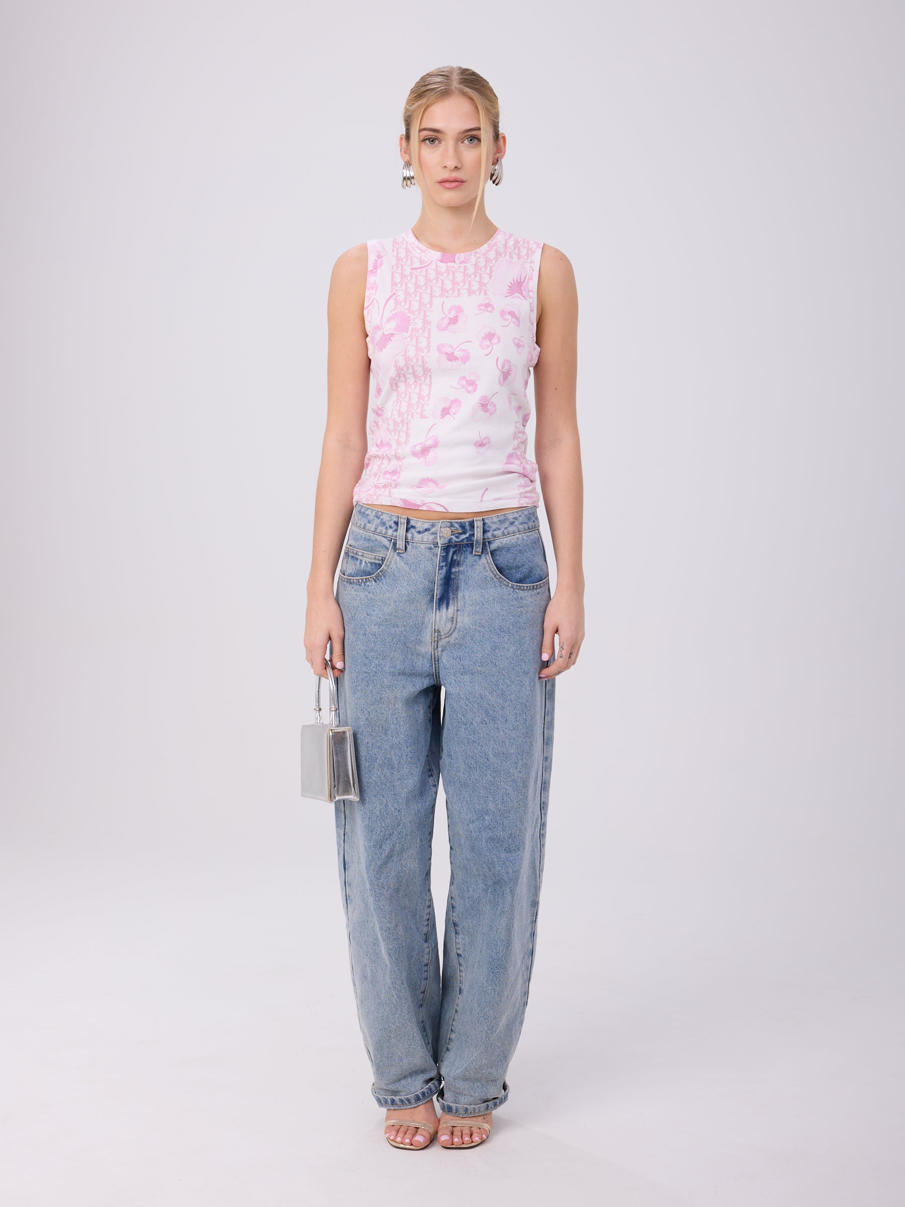 Christian Dior 2005 Logo Trotter Monogram Tank