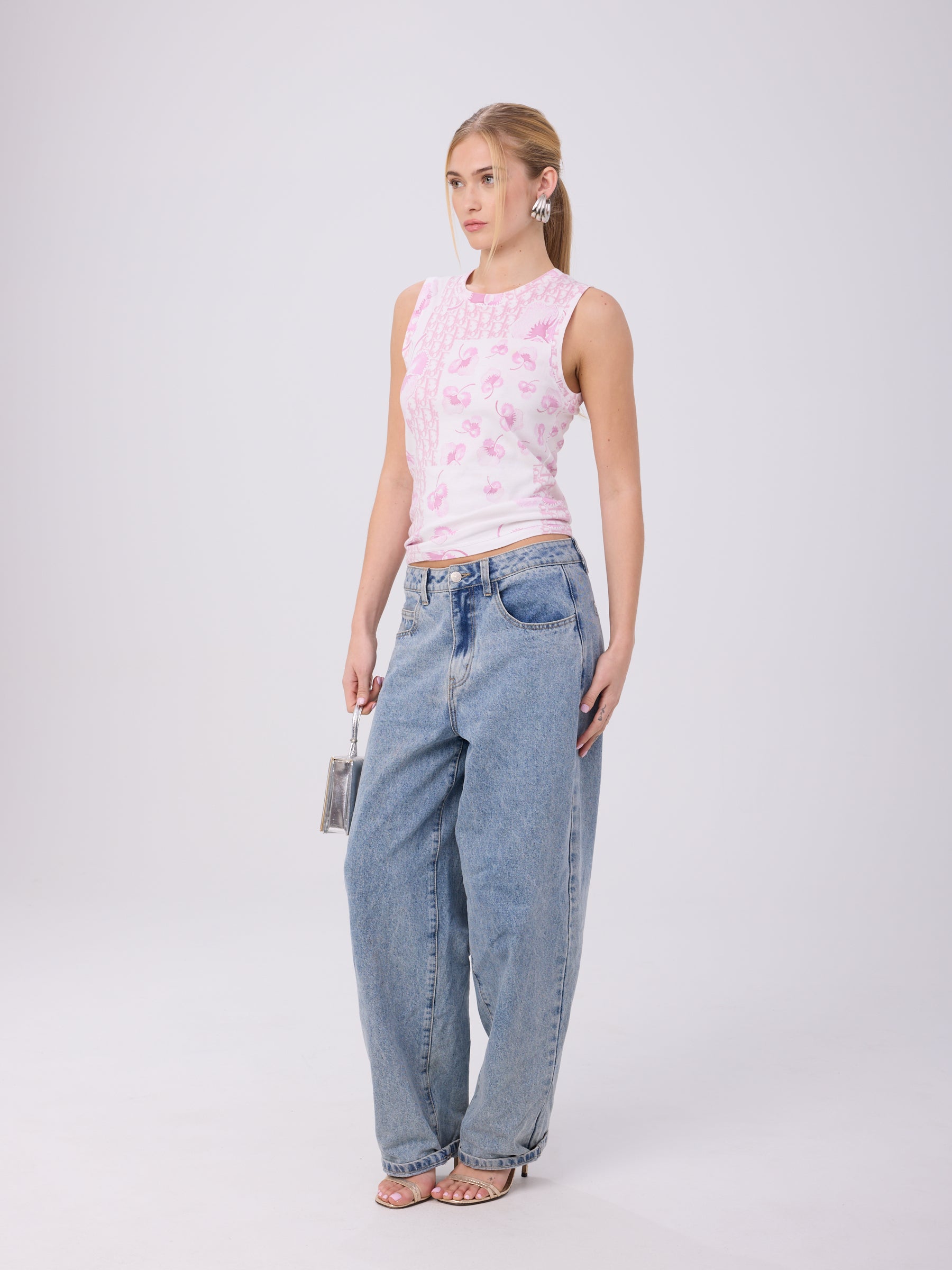 Christian Dior 2005 Logo Trotter Monogram Tank