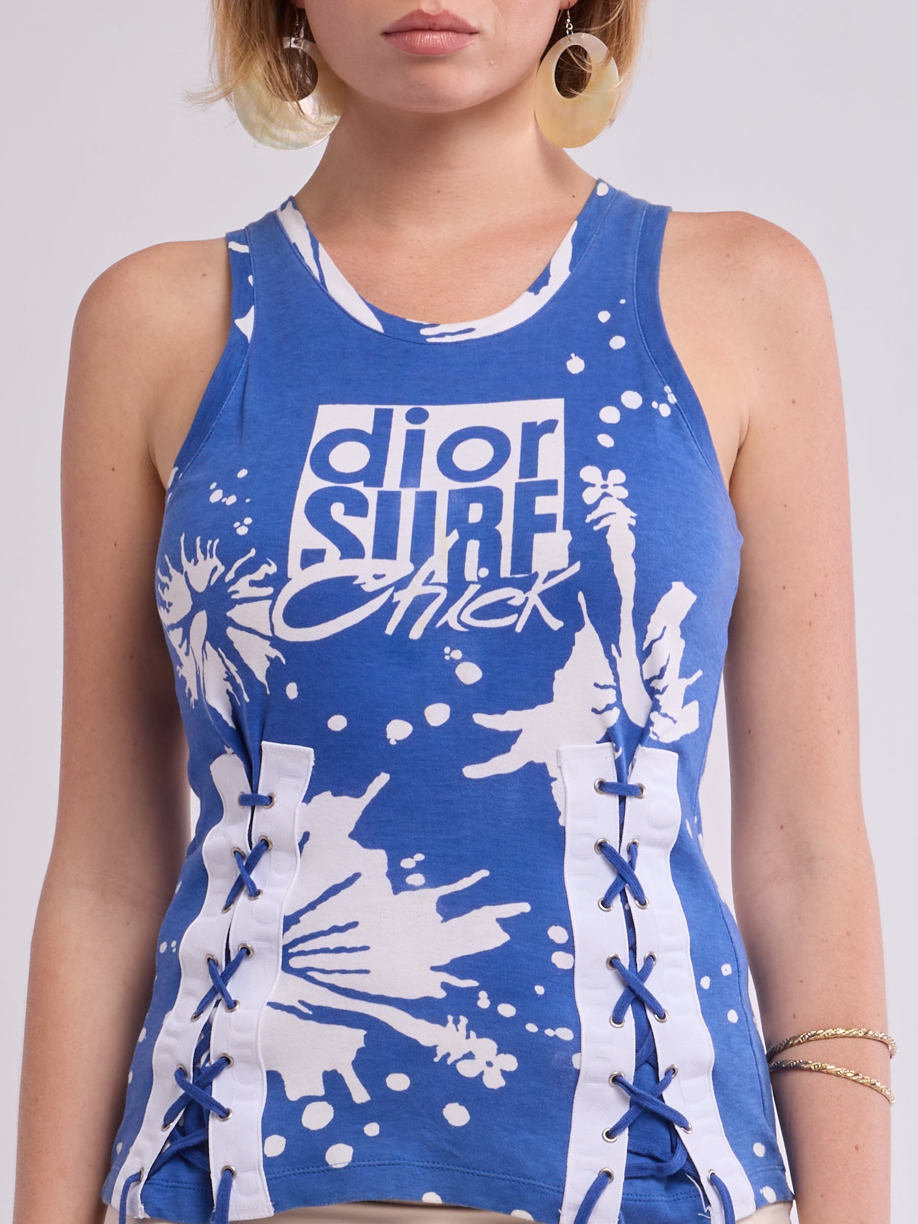 2004SS Christian Dior ガリアーノ期 タンクトップ Christian Dior by Galliano SS 2004 Surf Tank