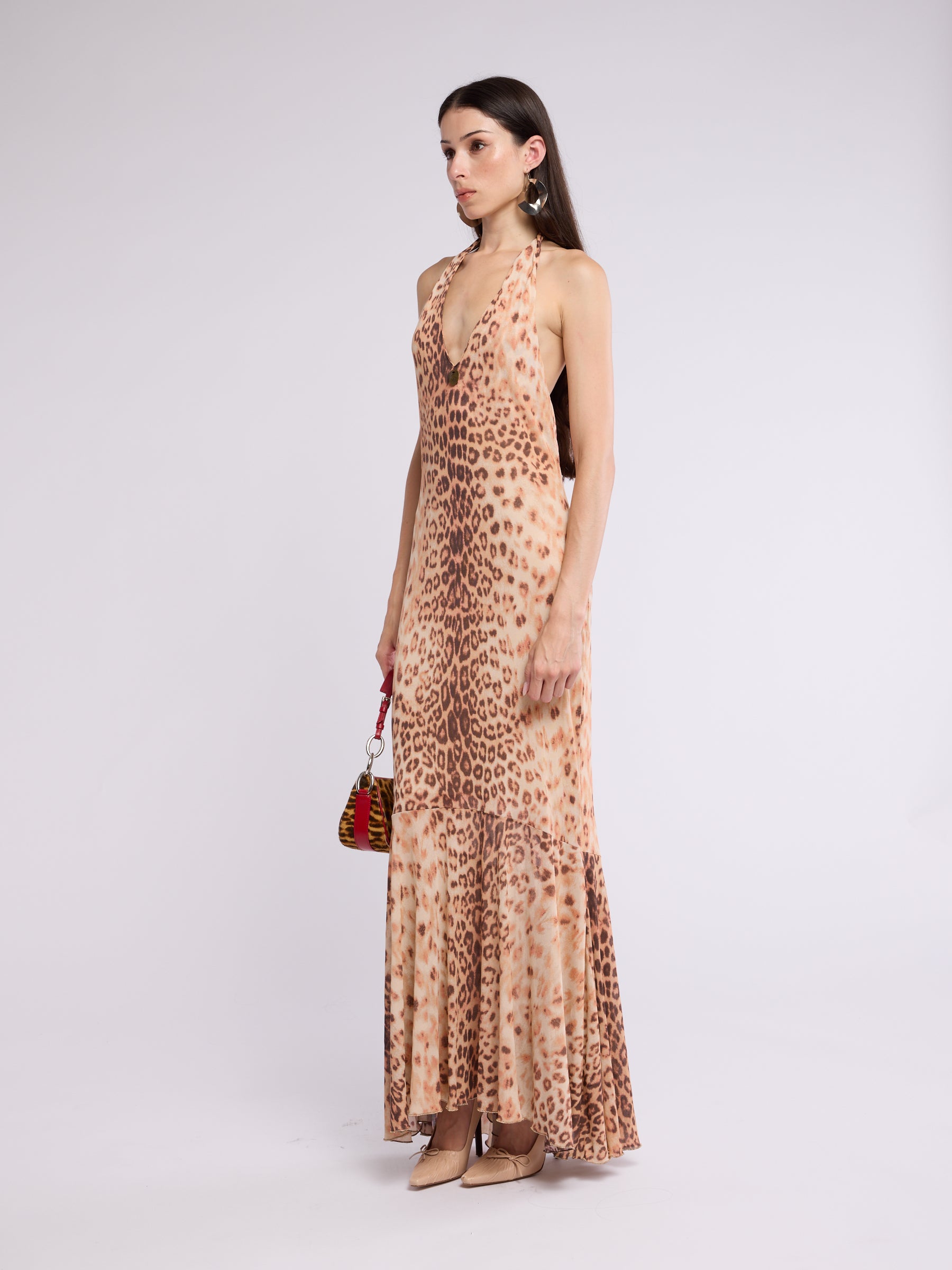 Just Cavalli 2000s Animal Print Dress