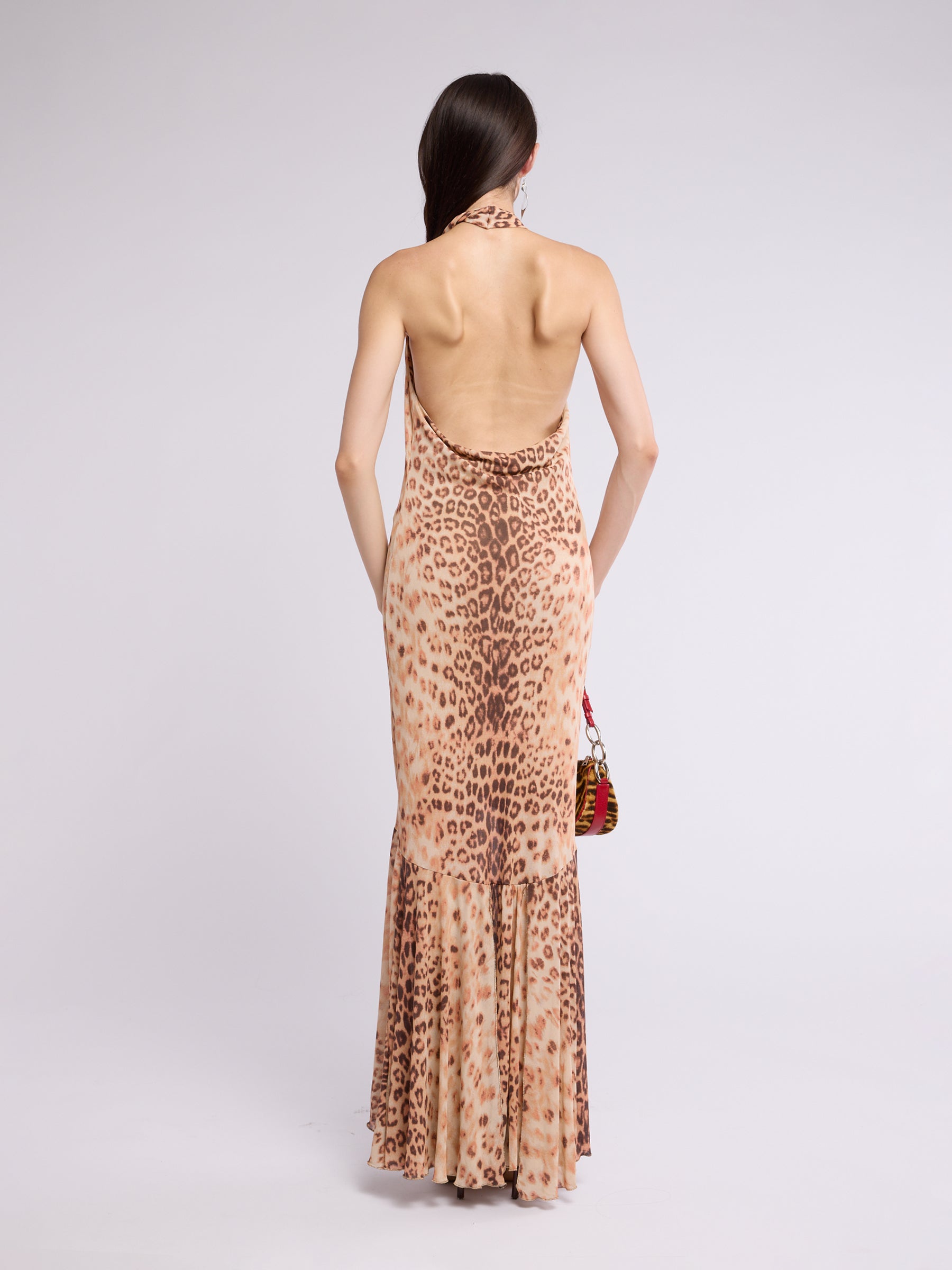 Just Cavalli 2000s Animal Print Dress