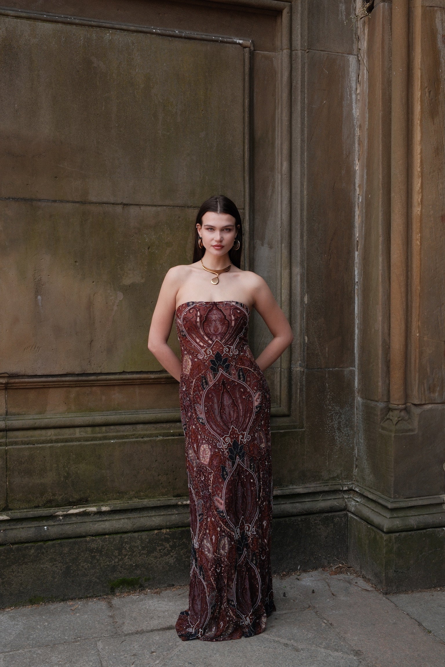 Ralph Lauren Collection FW 2001 Beaded Gown