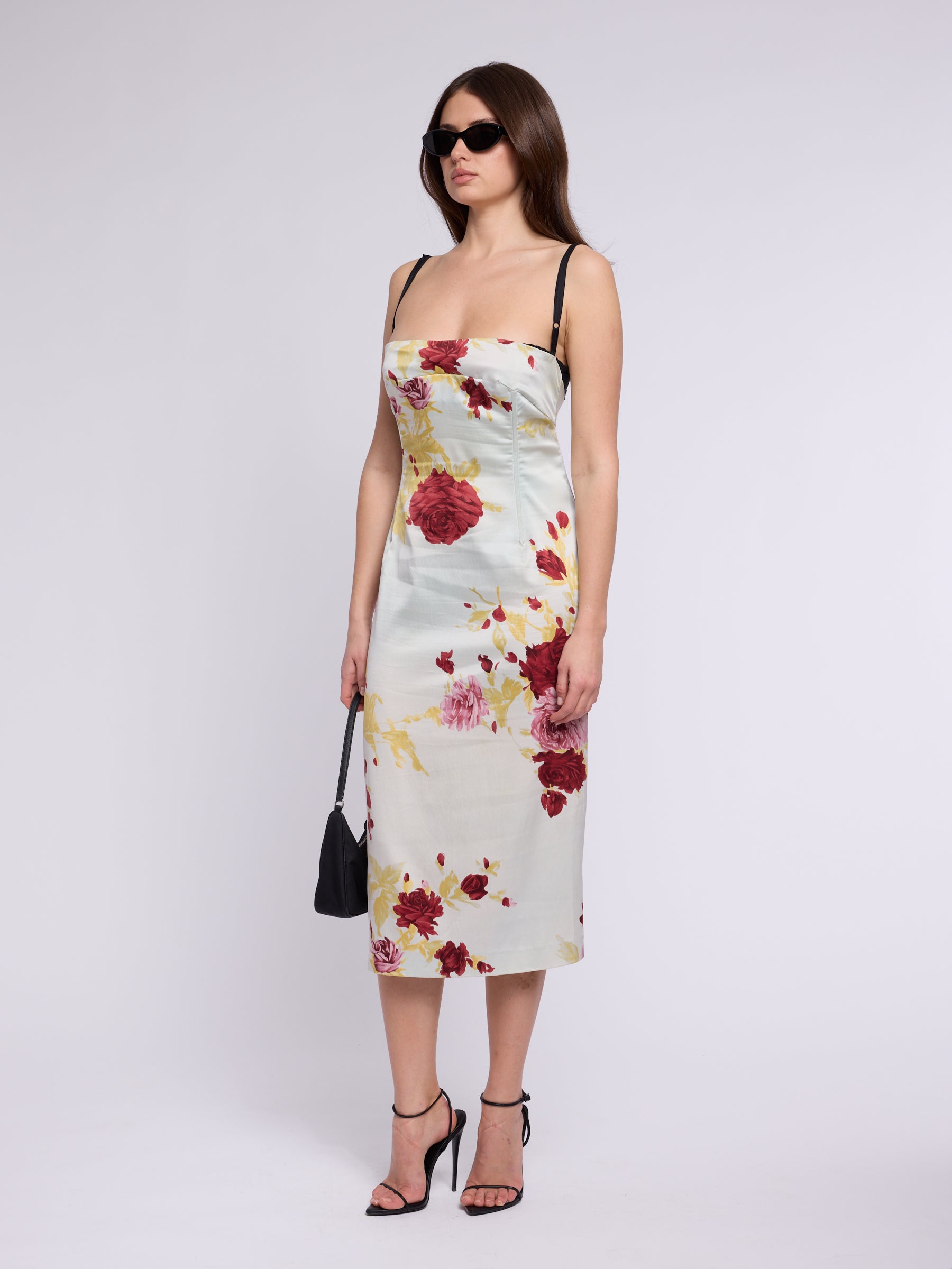 Dolce & Gabbana SS 1999 Floral Silk Dress