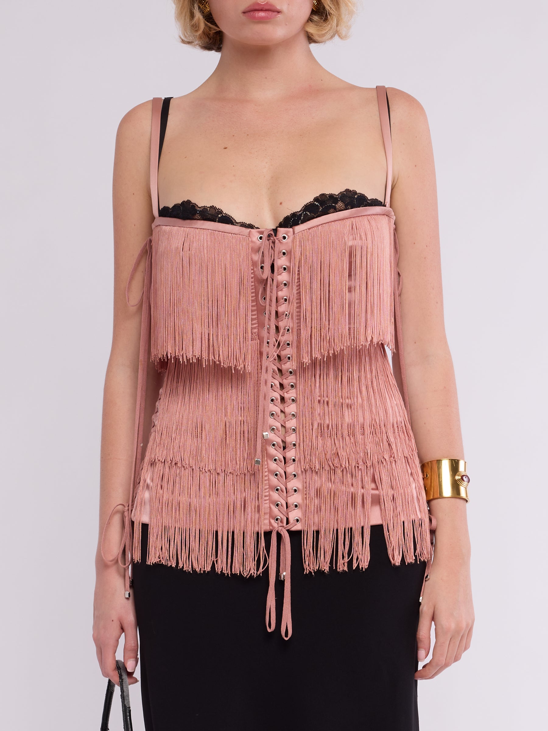 Dolce & Gabbana FW 2003 Fringe Top