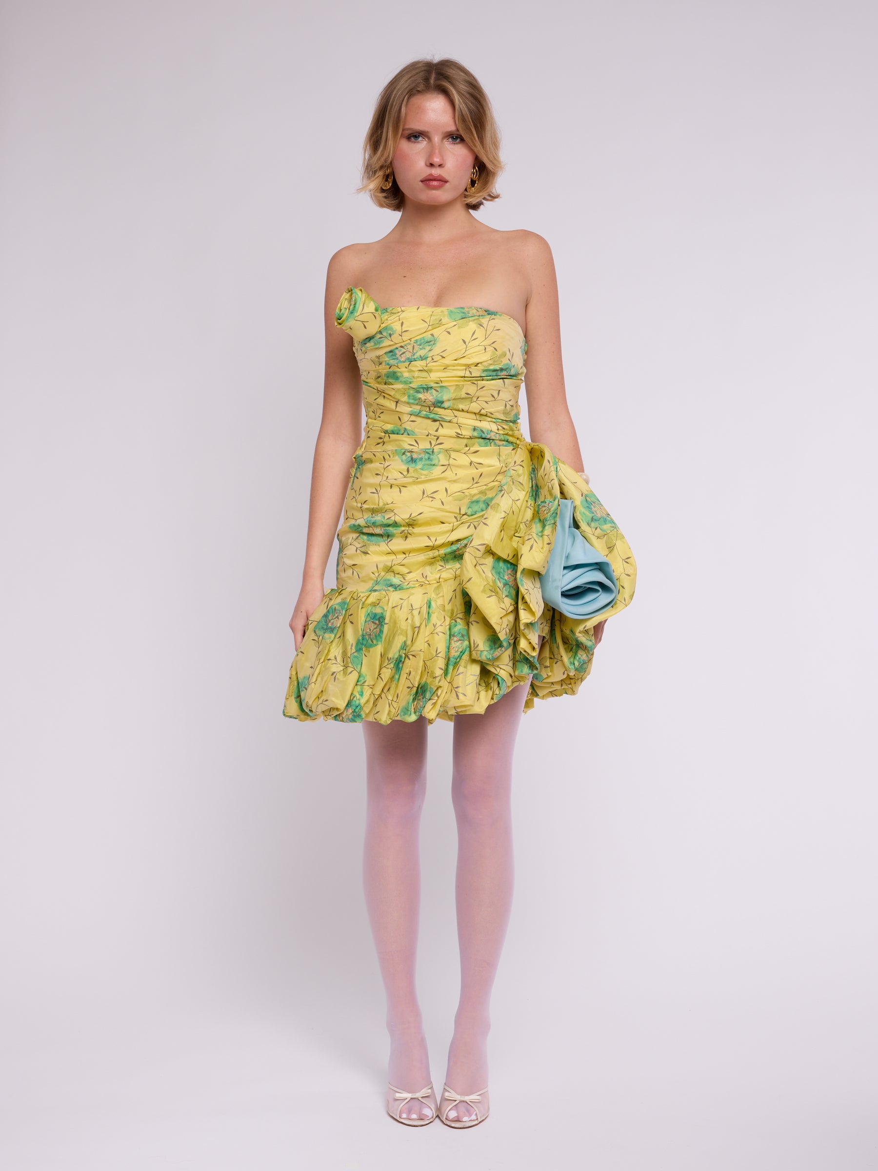 Emanuel Ungaro 1988 Floral Mini Dress