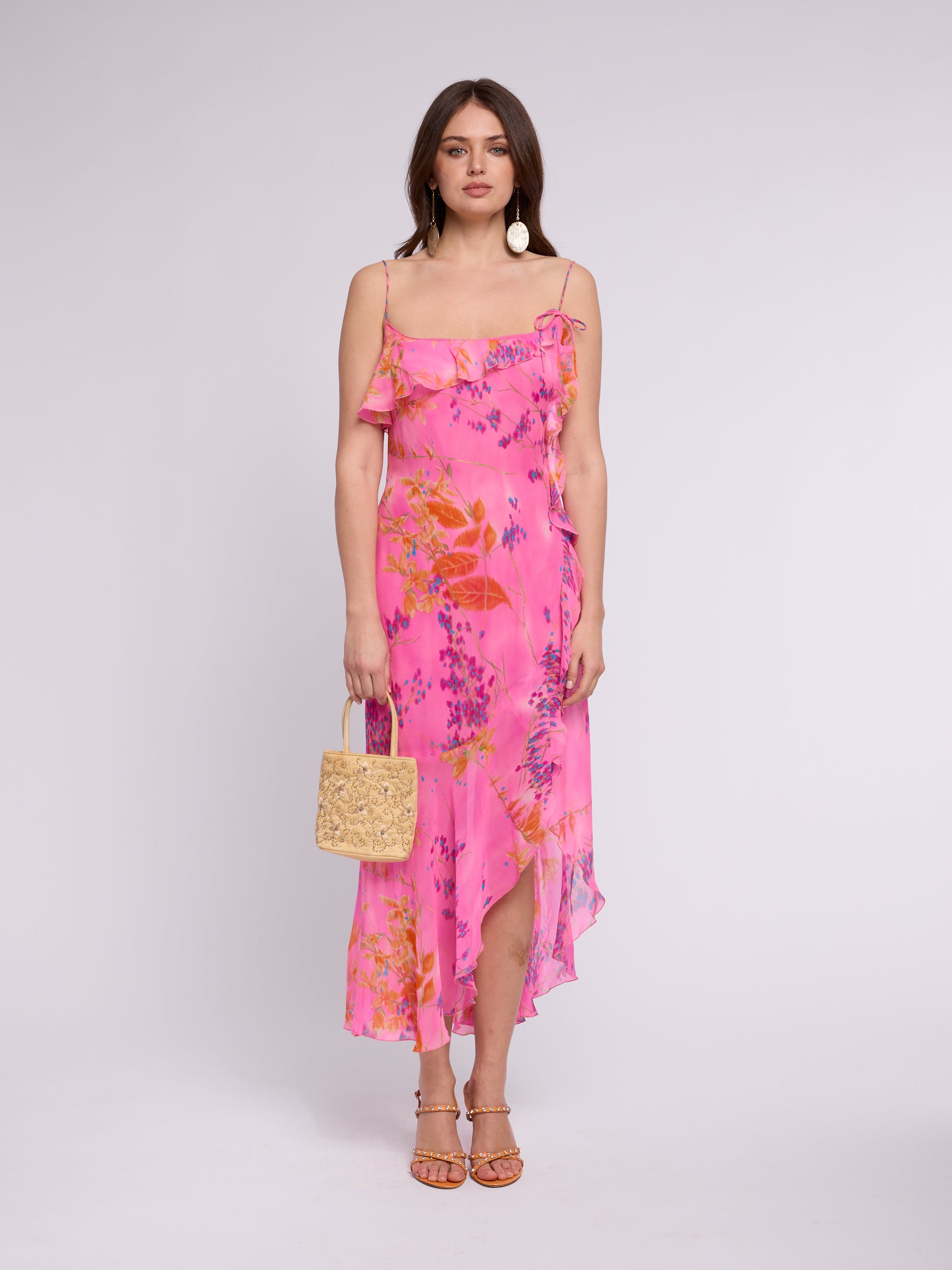 Emanuel Ungaro SS 2000 Silk Chiffon Dress