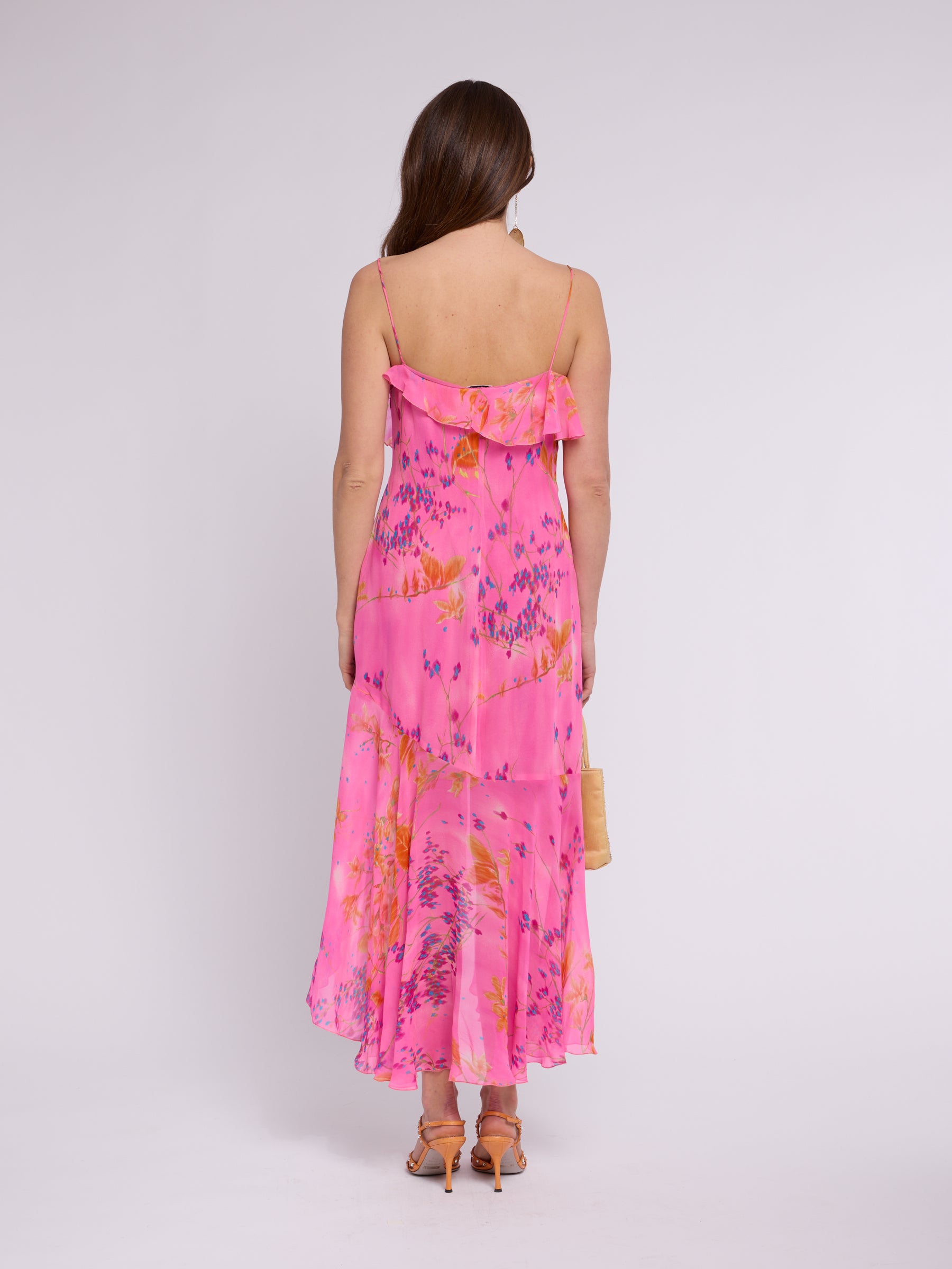 Emanuel Ungaro SS 2000 Silk Chiffon Dress