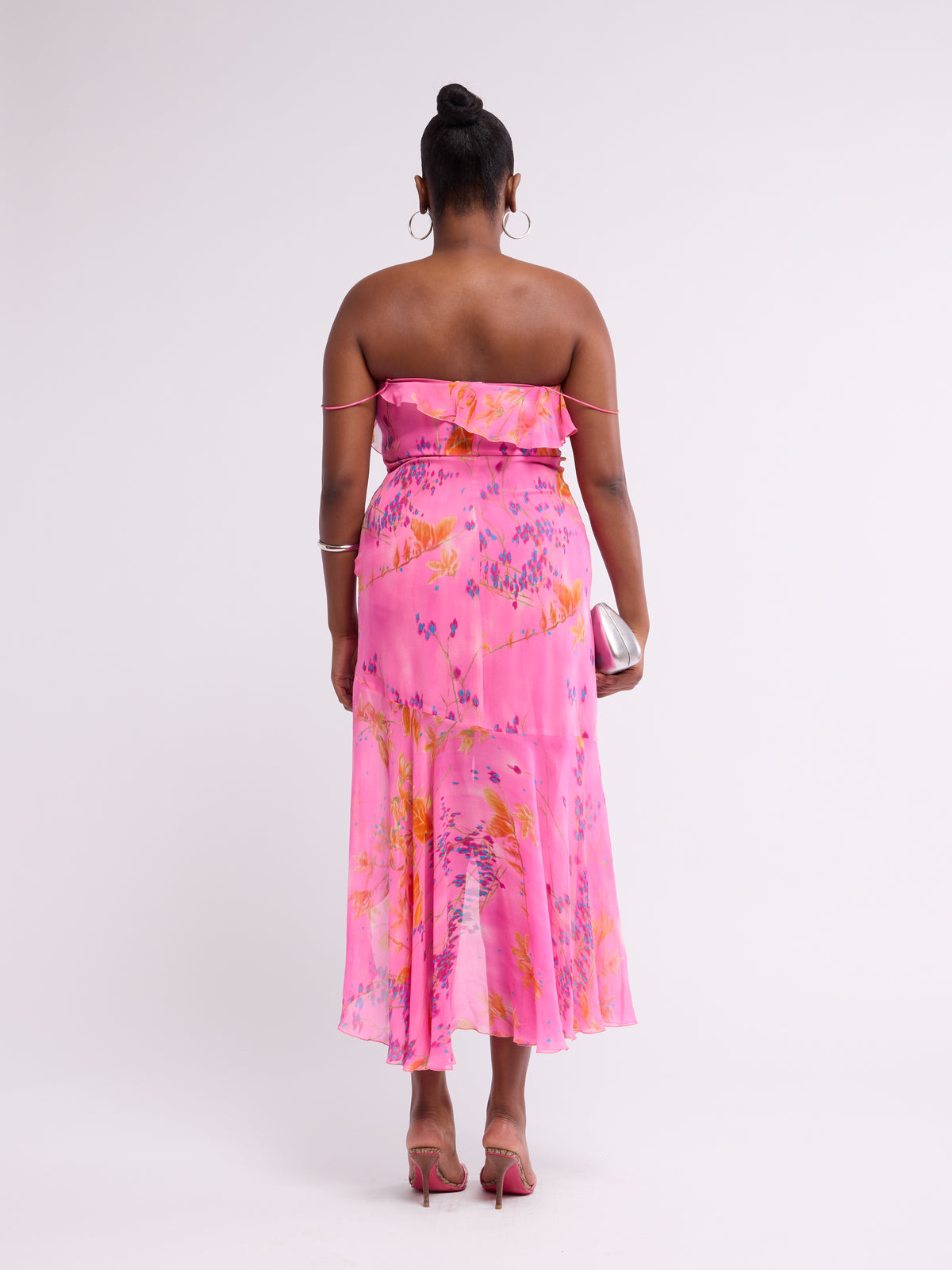 Emanuel Ungaro SS 2000 Silk Chiffon Dress