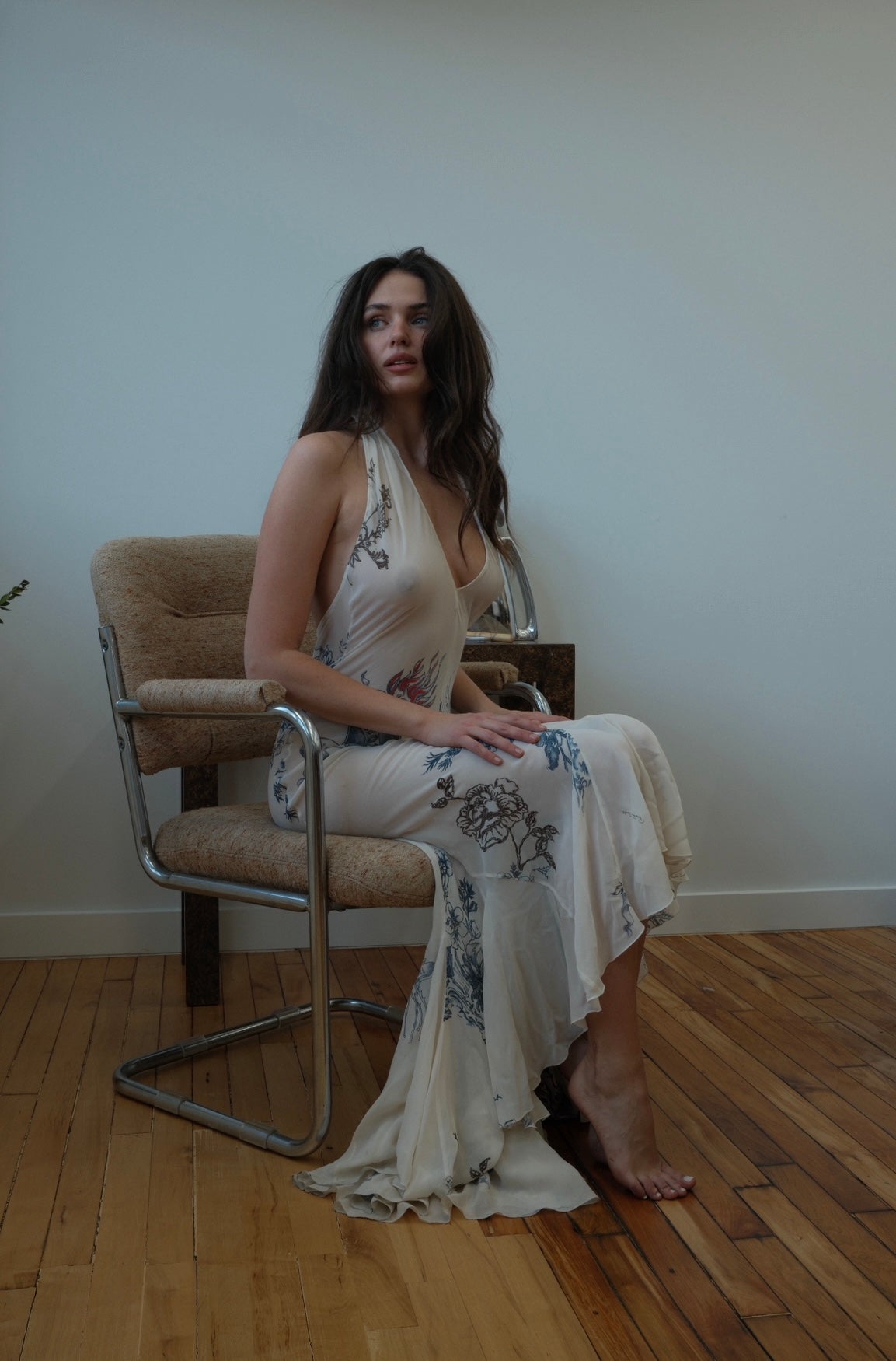 Vintage Roberto Cavalli SS 2003 Tattoo Sheer Dress
