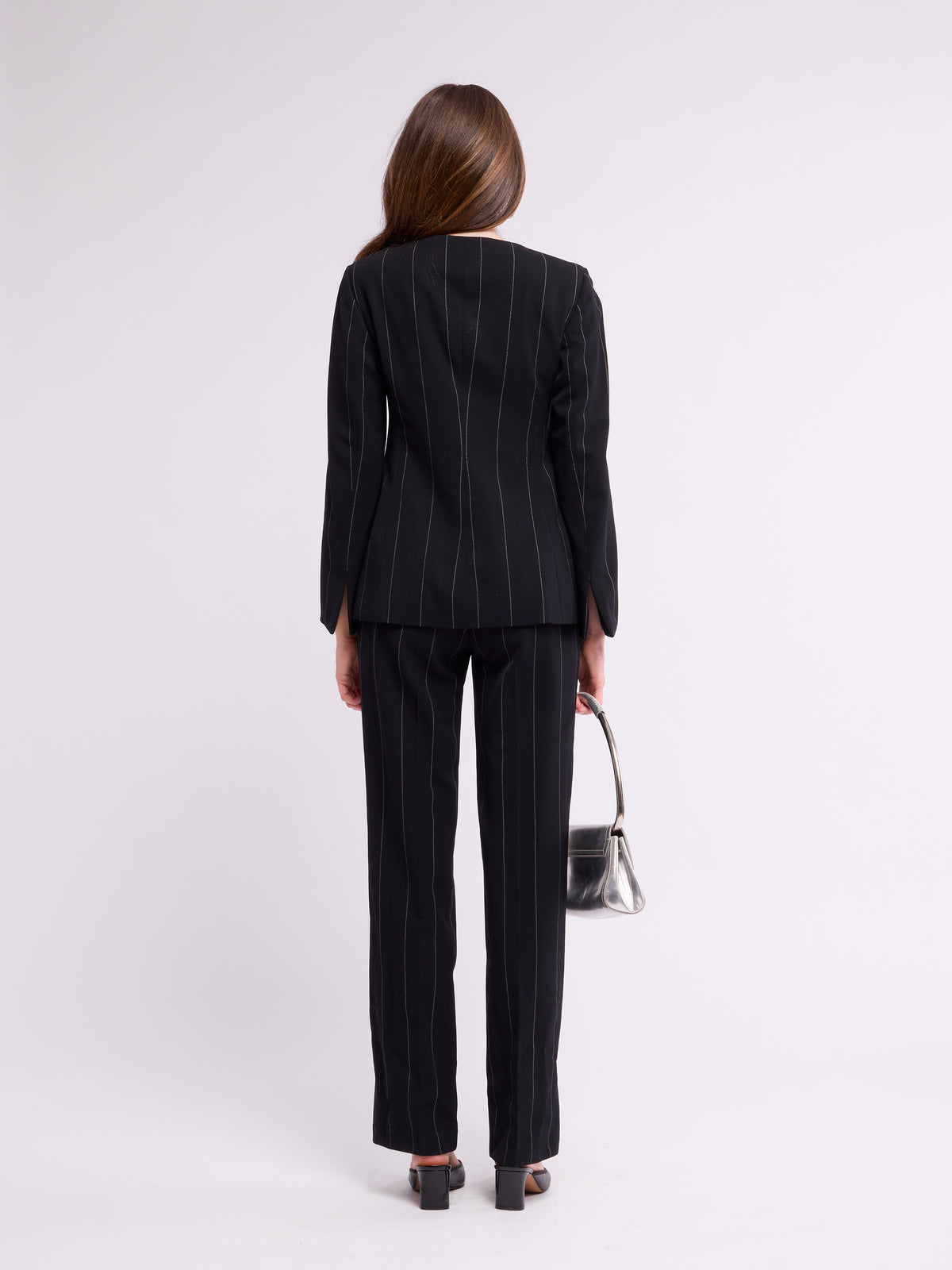 Gianni Versace FW 1998 Runway Pinstripe Suit