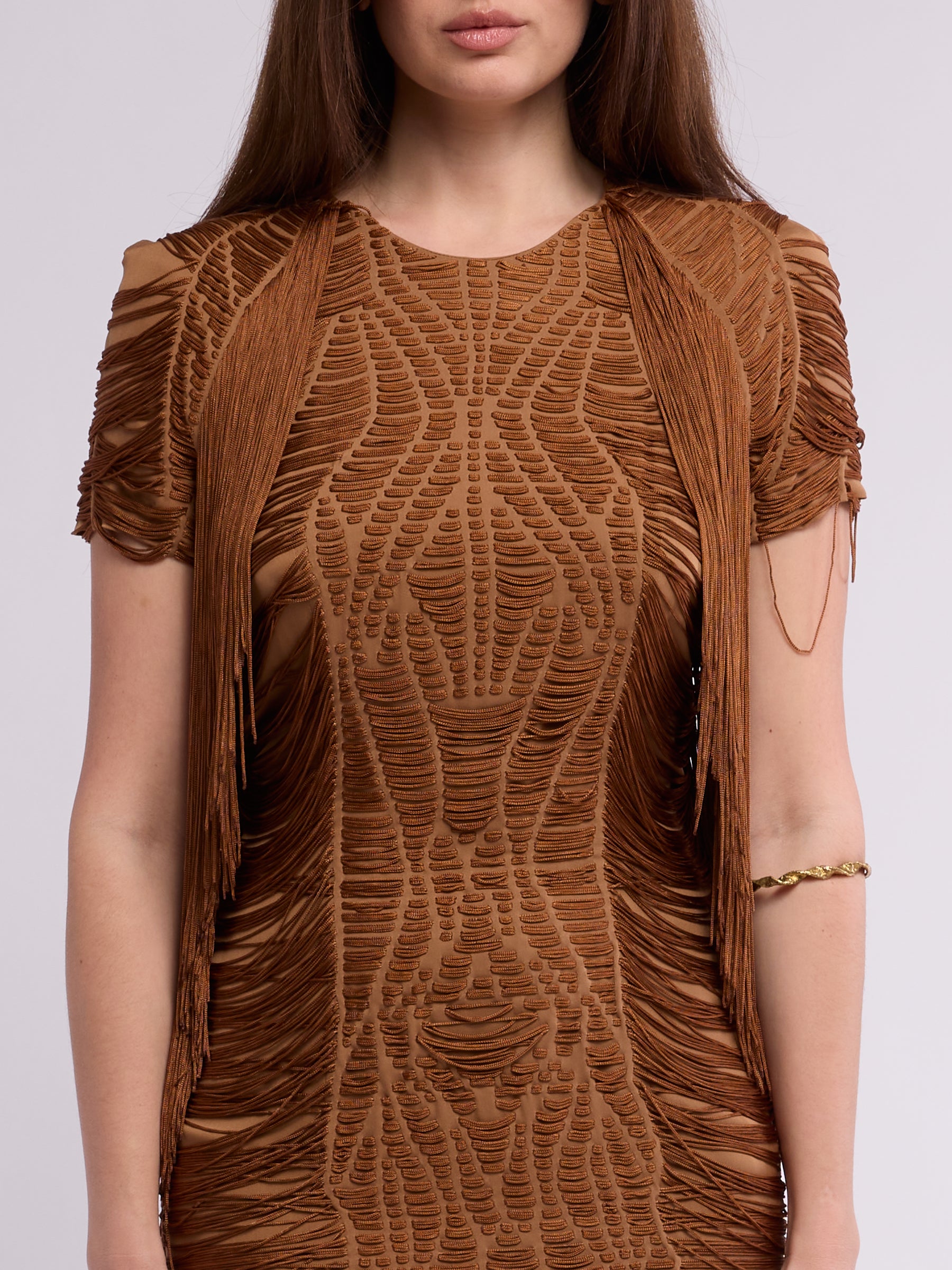 Gucci SS 2011 Fringe Runway Dress