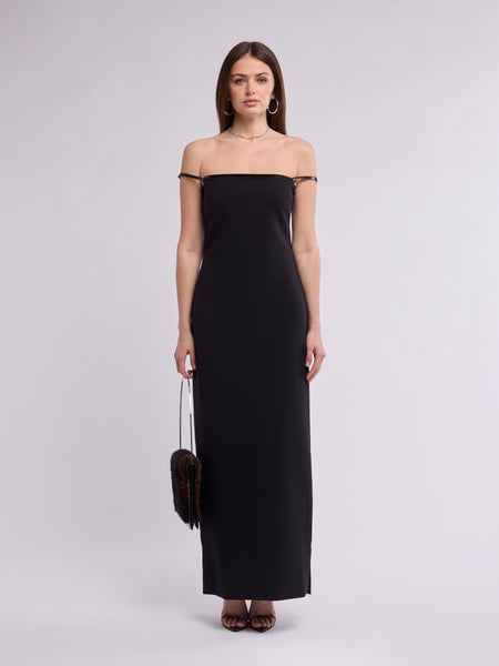 Gucci by Tom Ford FW 1997 Off the Shoulder Dress
