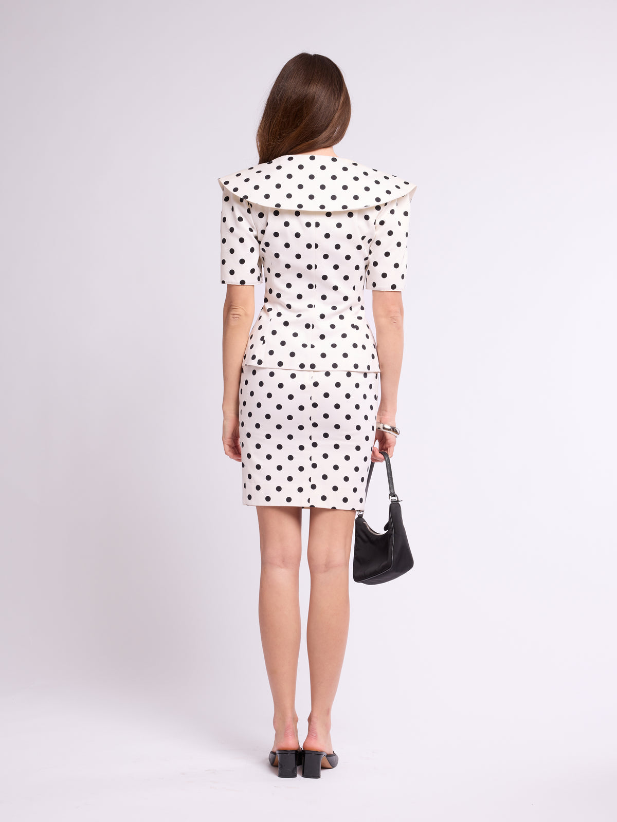Guy Laroche 1980s Polka Dot Set