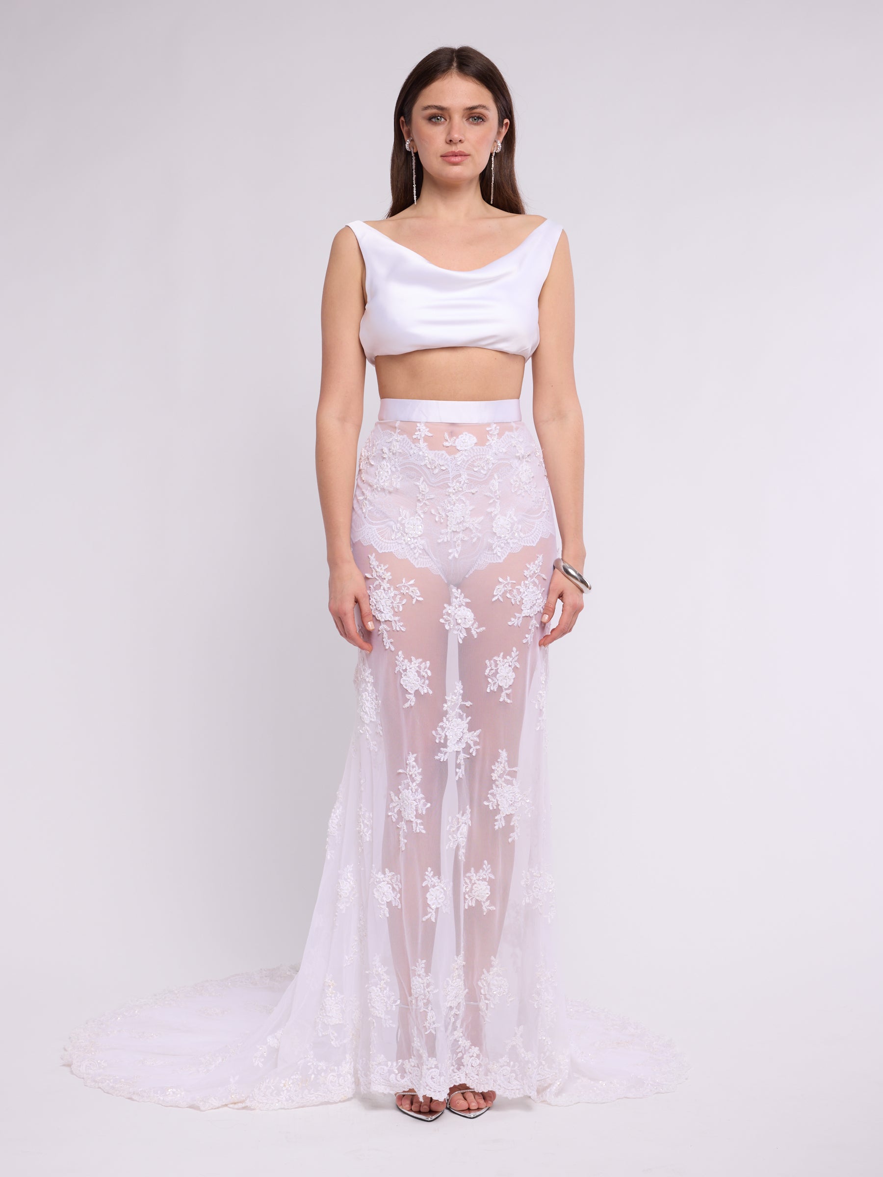 Vintage 1990s Lace Skirt