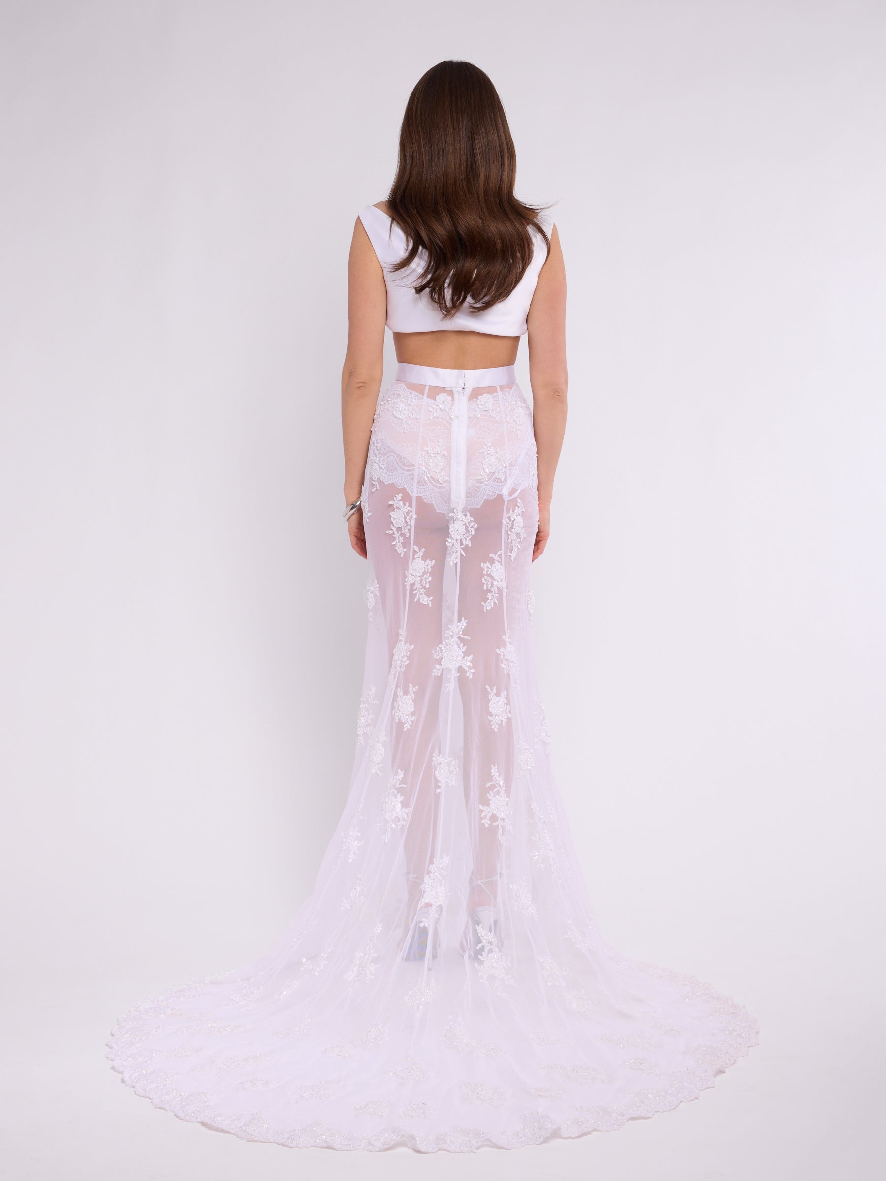 Vintage 1990s Lace Skirt