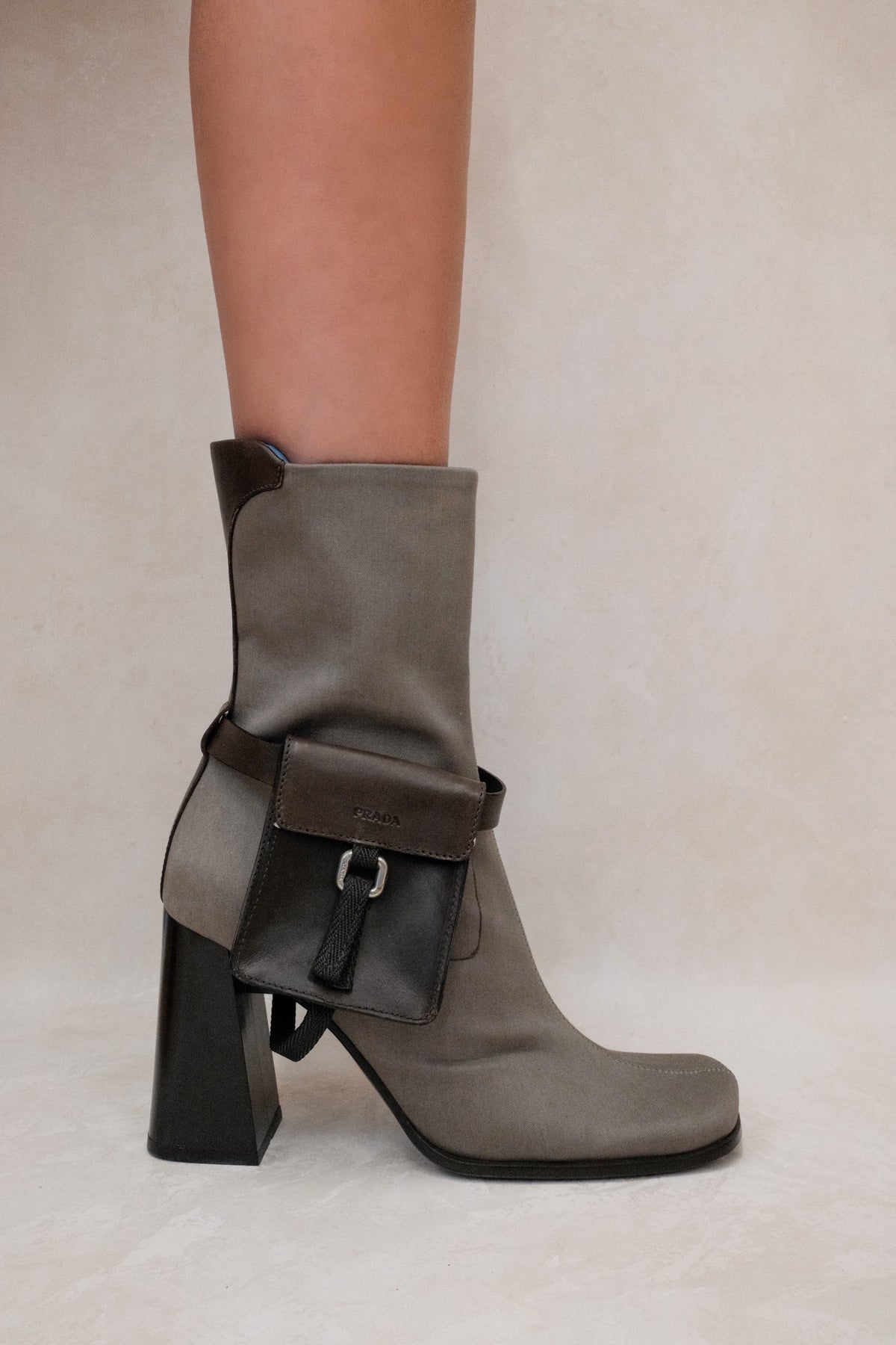 Prada FW 1999 Pocket Ankle Boots