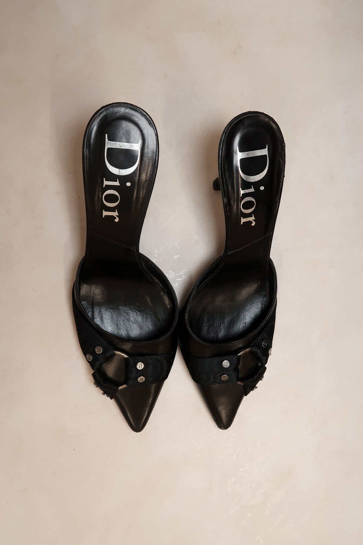 Christian Dior 2000s Black Kitten Heels