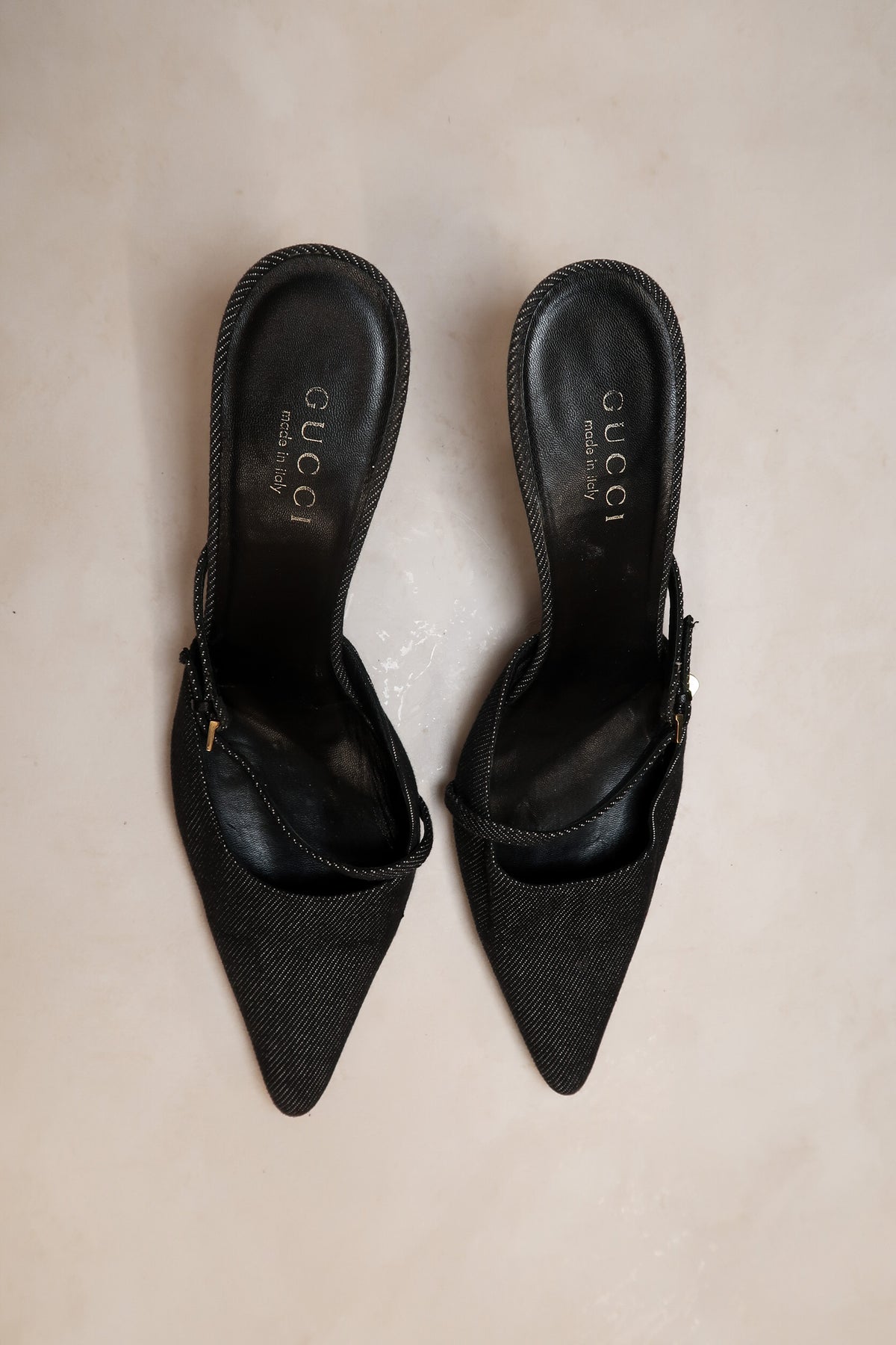 Gucci by Tom Ford 2000s Denim Heels