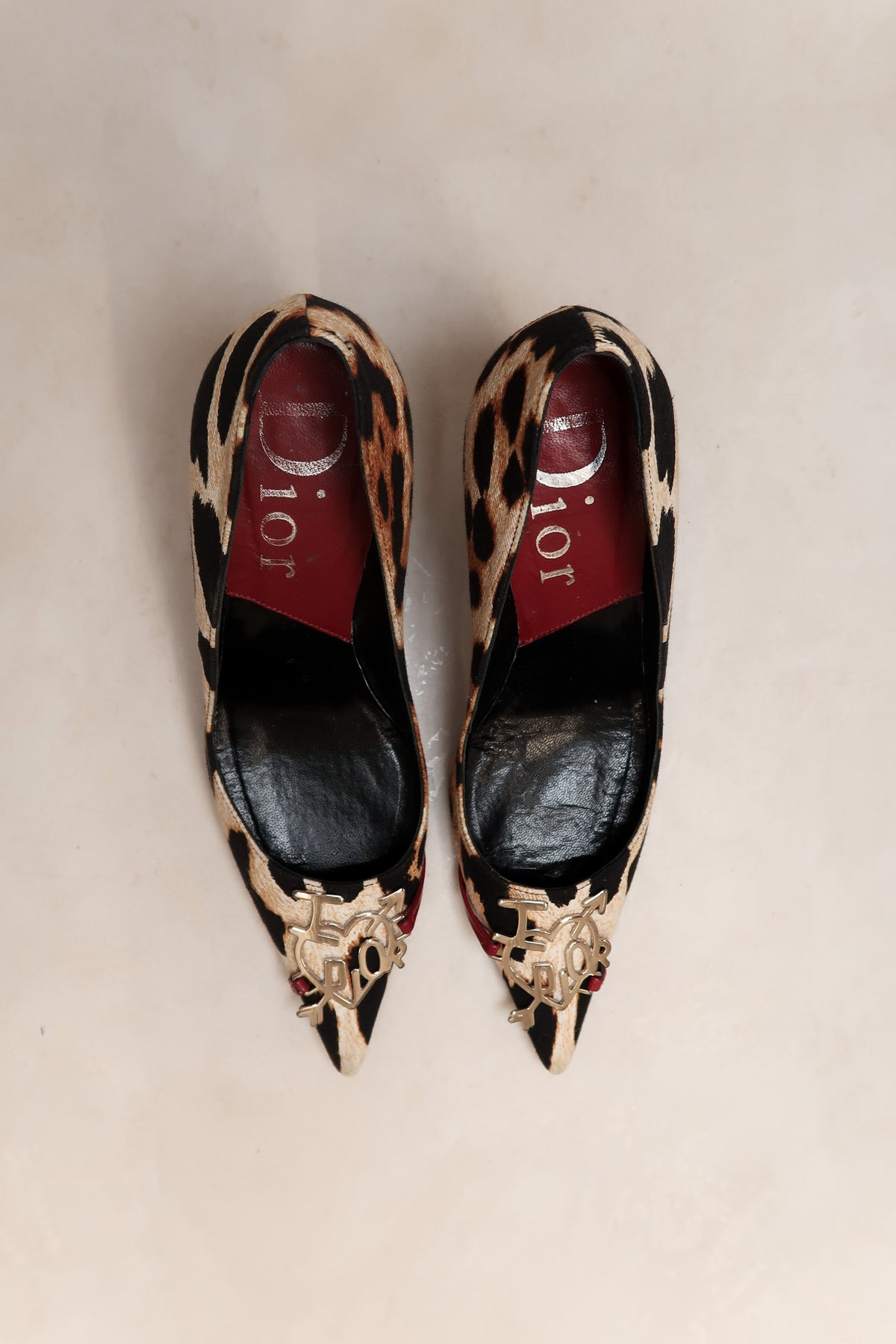 Christian Dior by Galliano FW 2004 “I Love Dior” Leopard Pumps