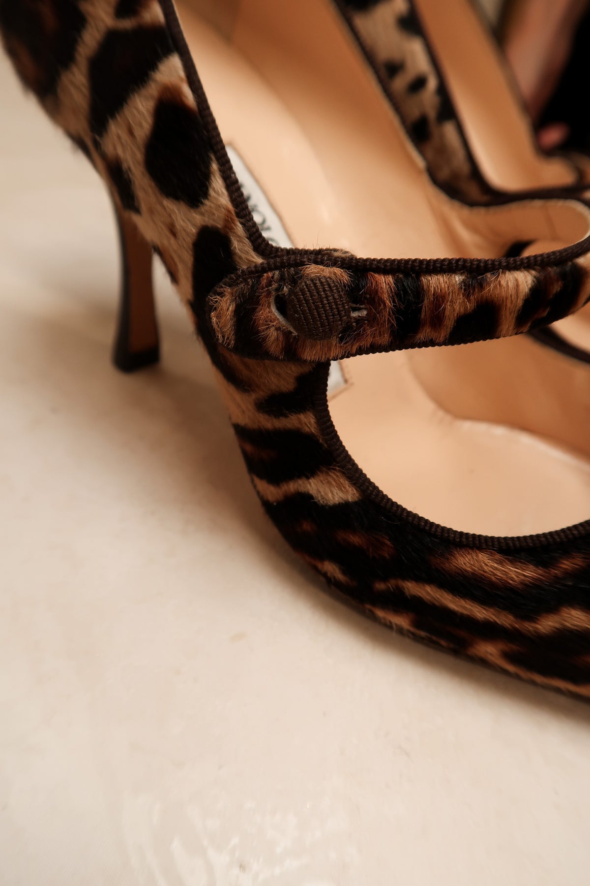 Manolo Blahnik 2000s "Campari" Mary Jane Heels