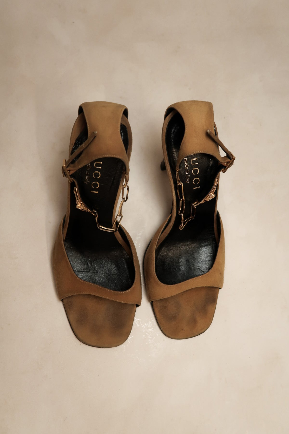 Gucci by Tom Ford 2000s Suede Heels