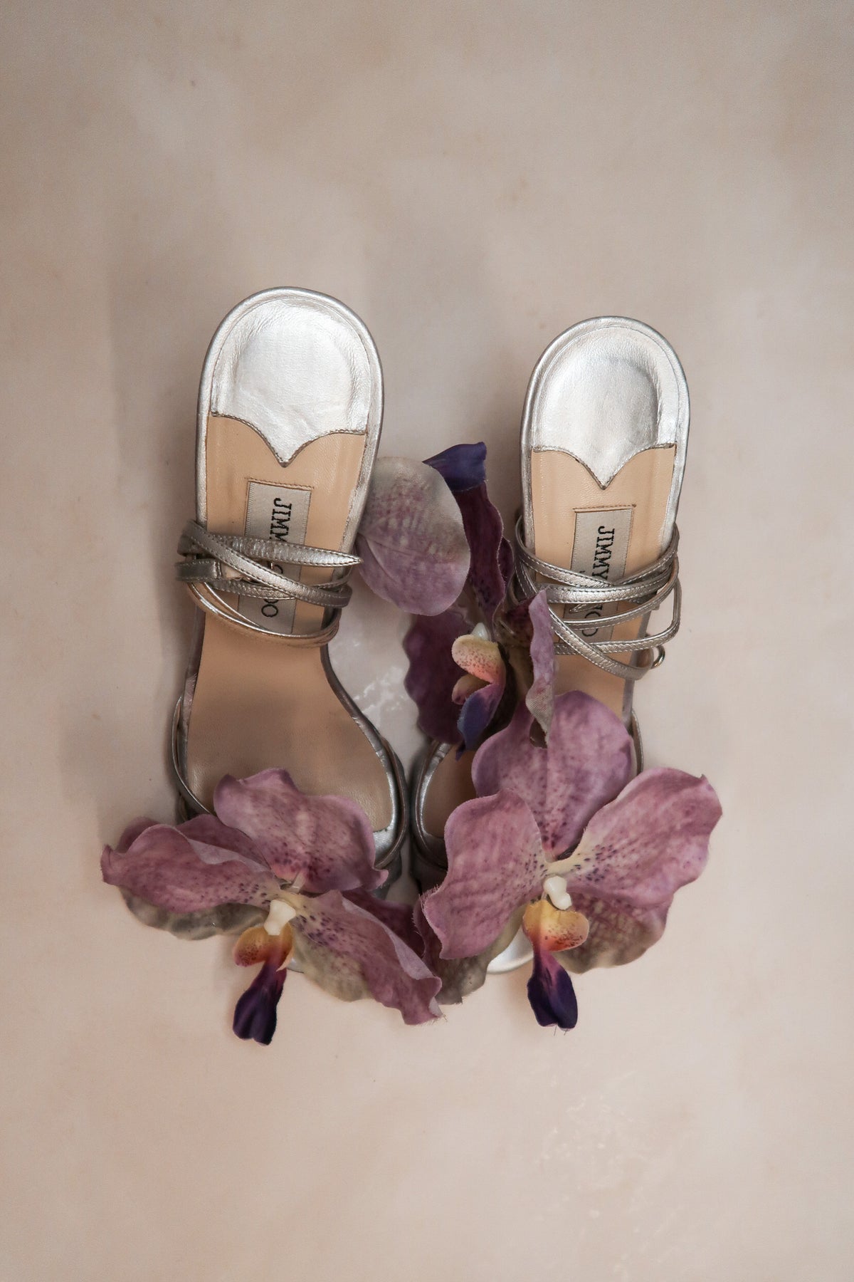Jimmy Choo 2000s Reworked Orchid Sandals