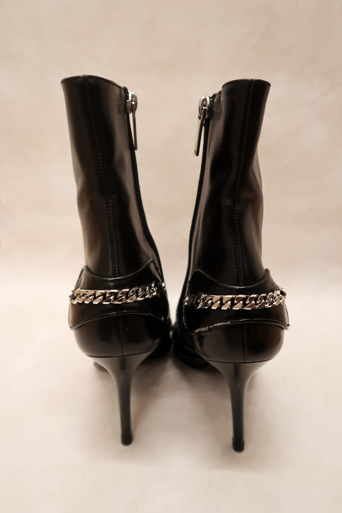 Christian Dior by Galliano FW 2004 Black Gambler Ankle Boots