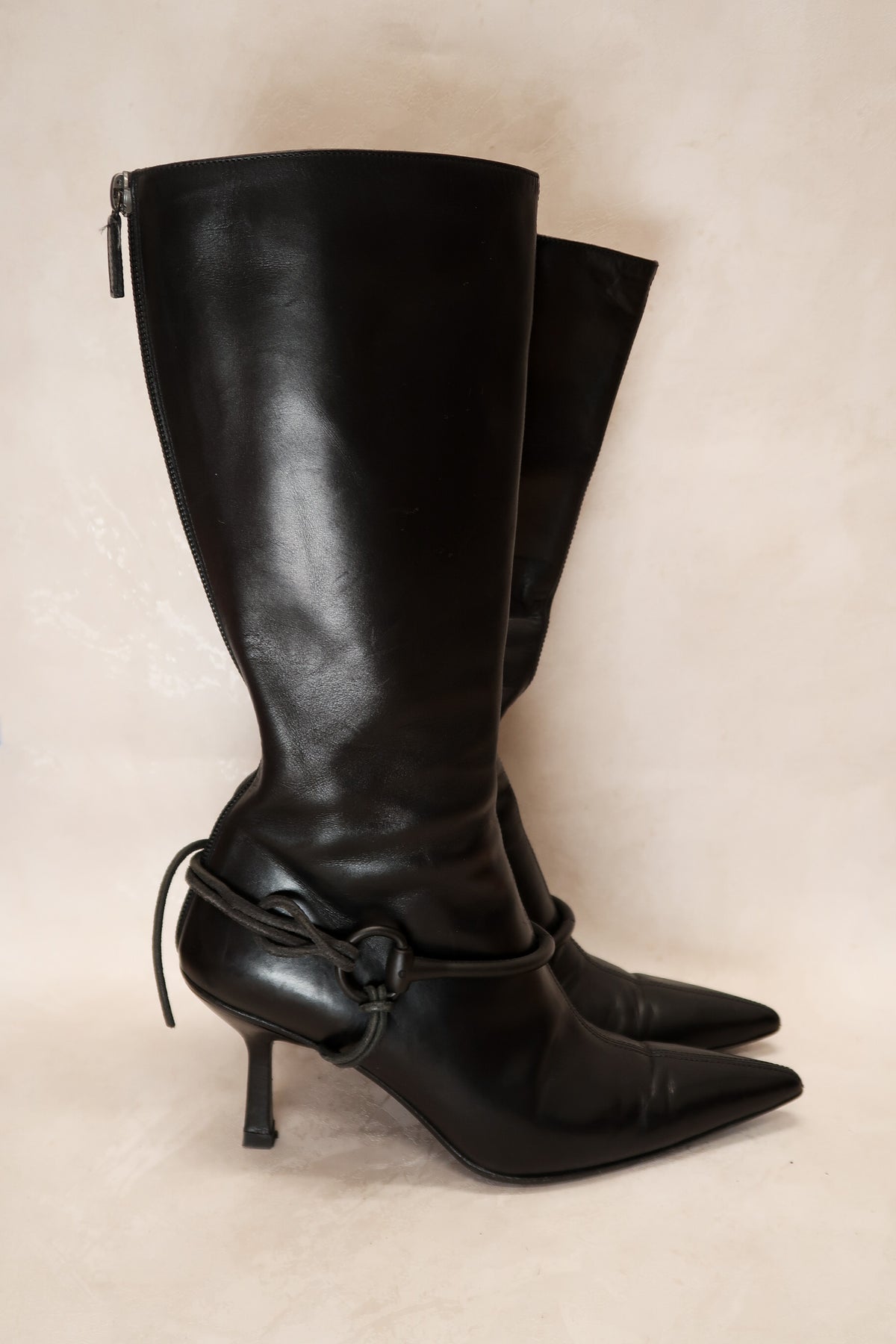 Gucci by Tom Ford FW 1999 Horsebit Black Leather Boots