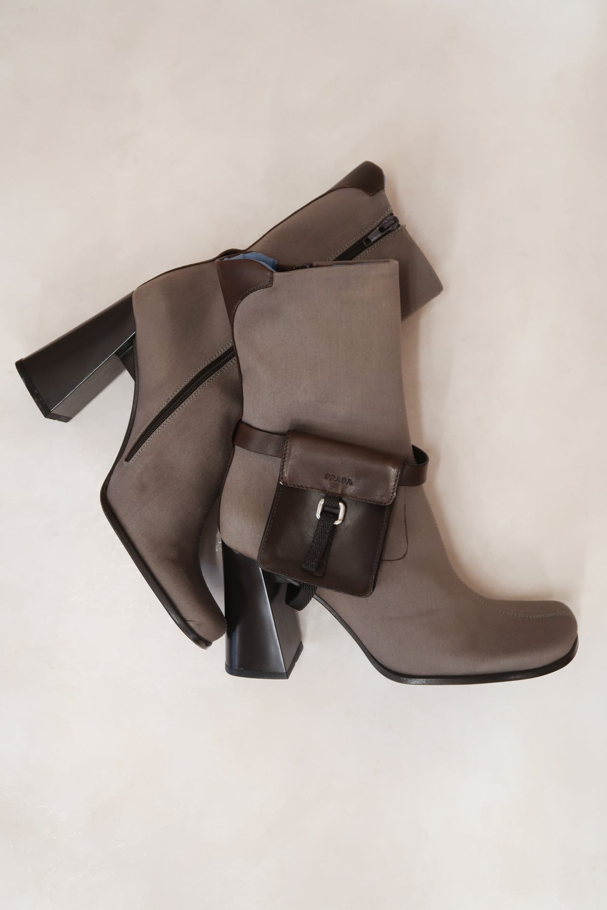 Prada FW 1999 Pocket Ankle Boots