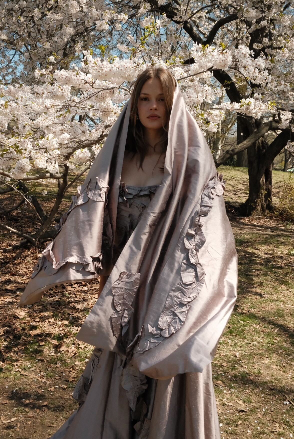 Christian Lacroix 90s Couture Atelier Silk Dress