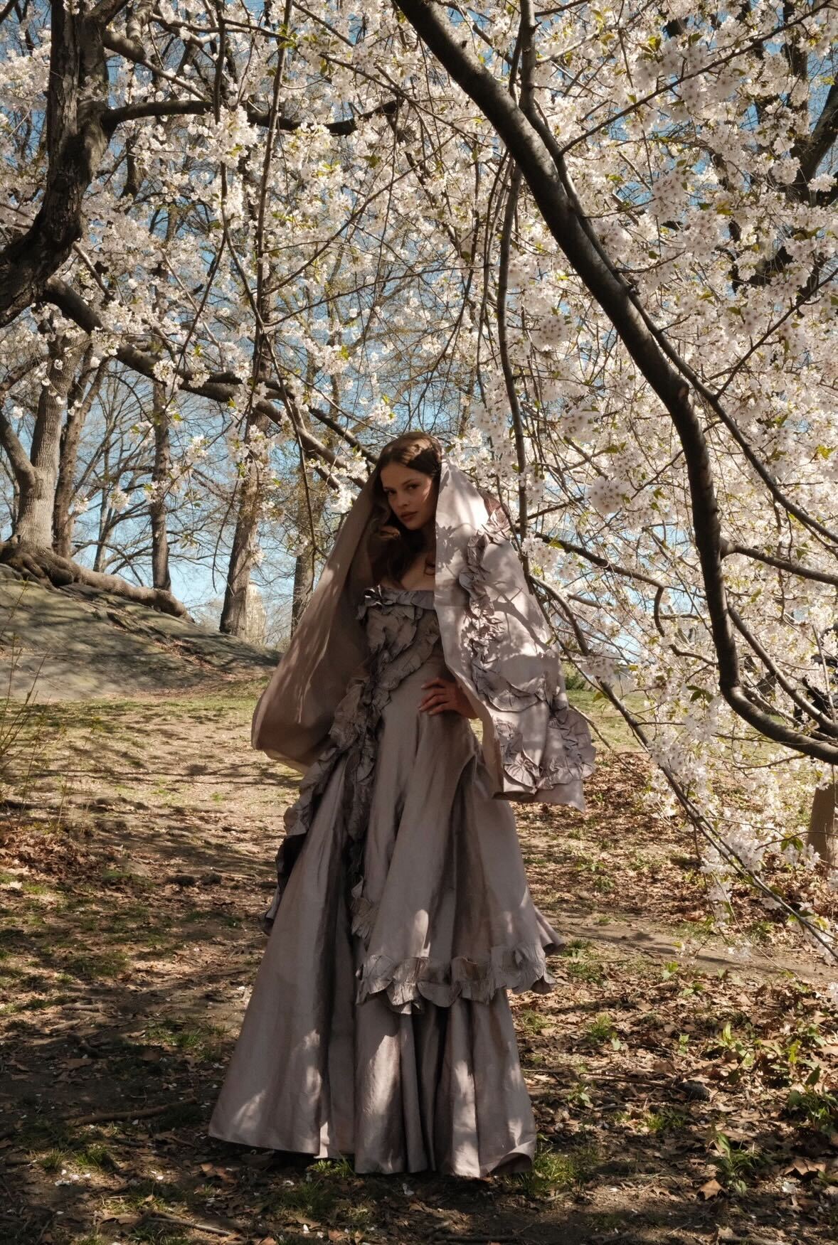 Christian Lacroix 90s Couture Atelier Silk Dress