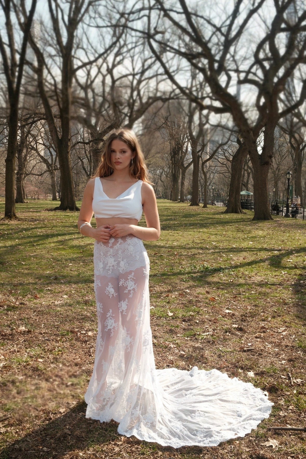 Vintage 1990s Lace Skirt